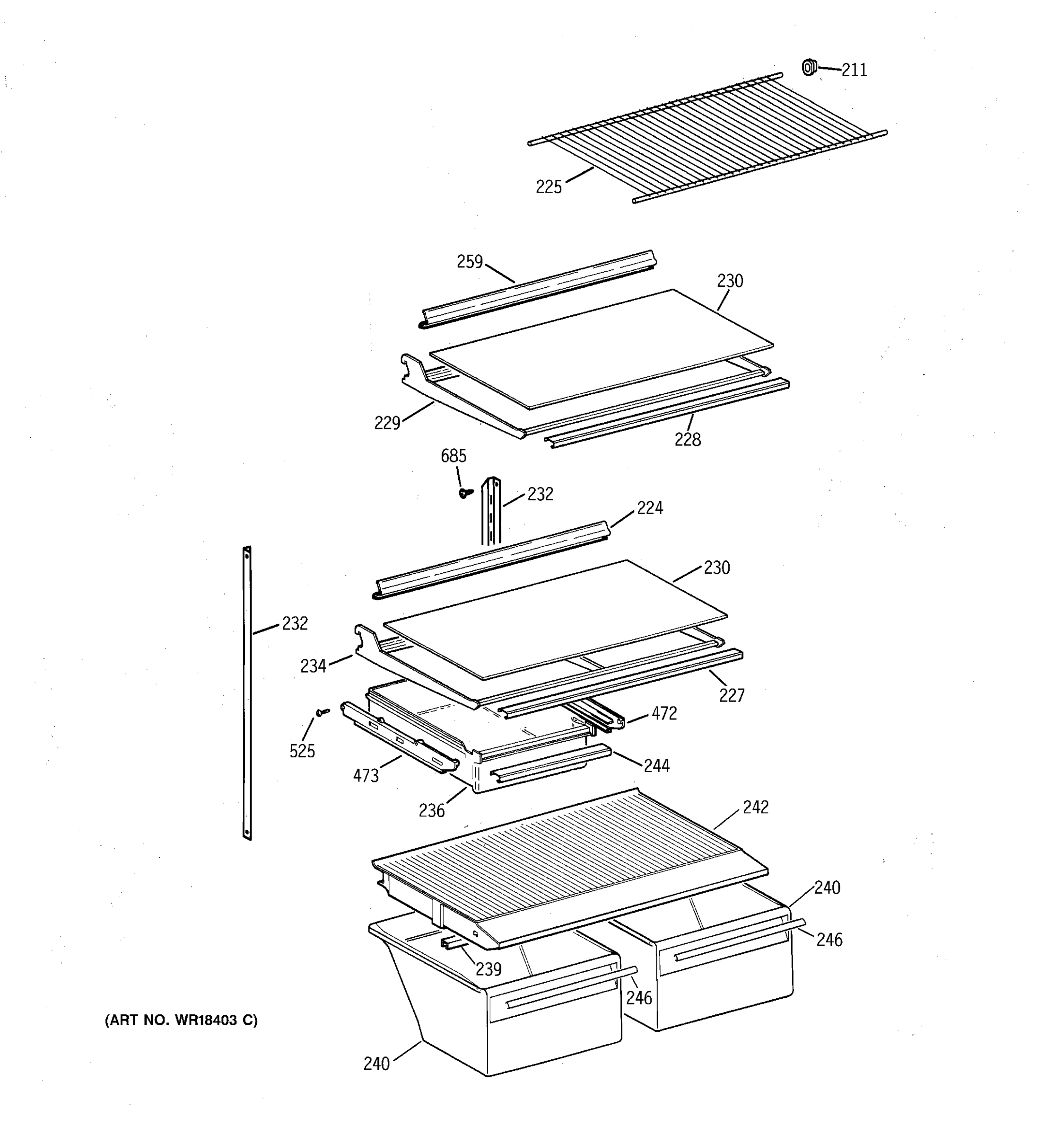SHELF PARTS