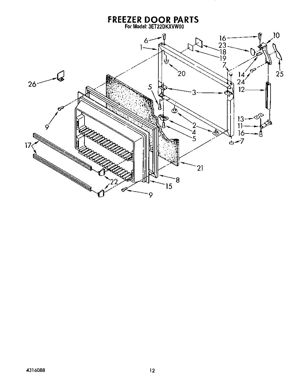 09 - FREEZER DOOR