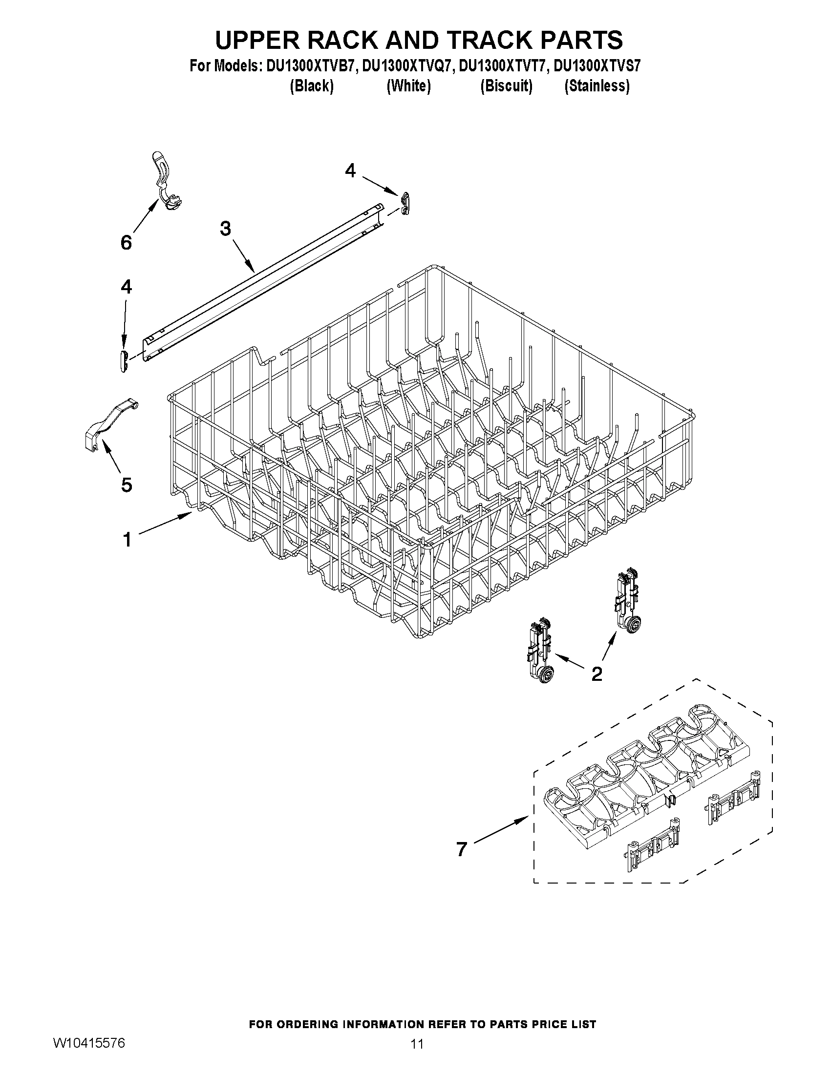 09 - UPPER RACK AND TRACK PARTS
