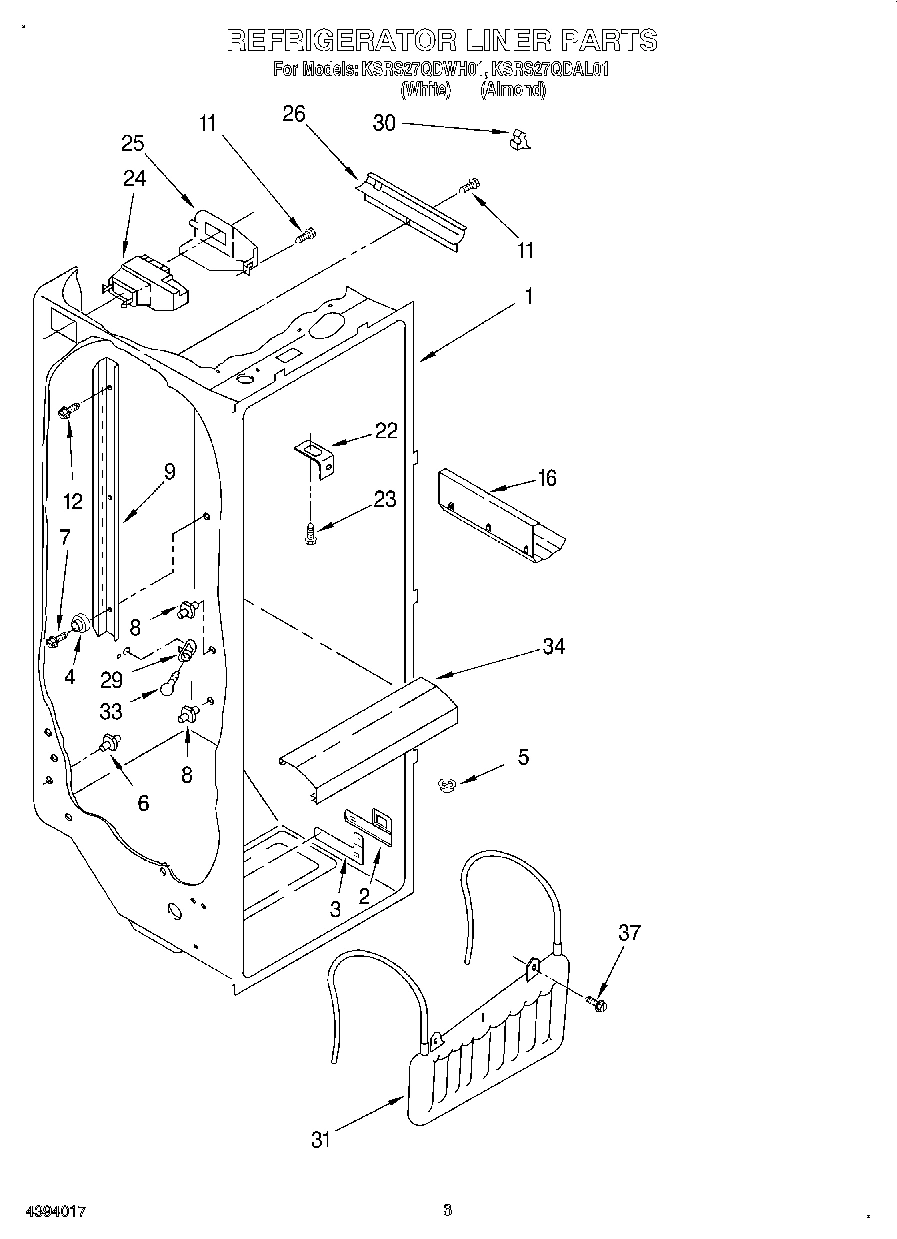 02 - REFRIGERATOR LINER