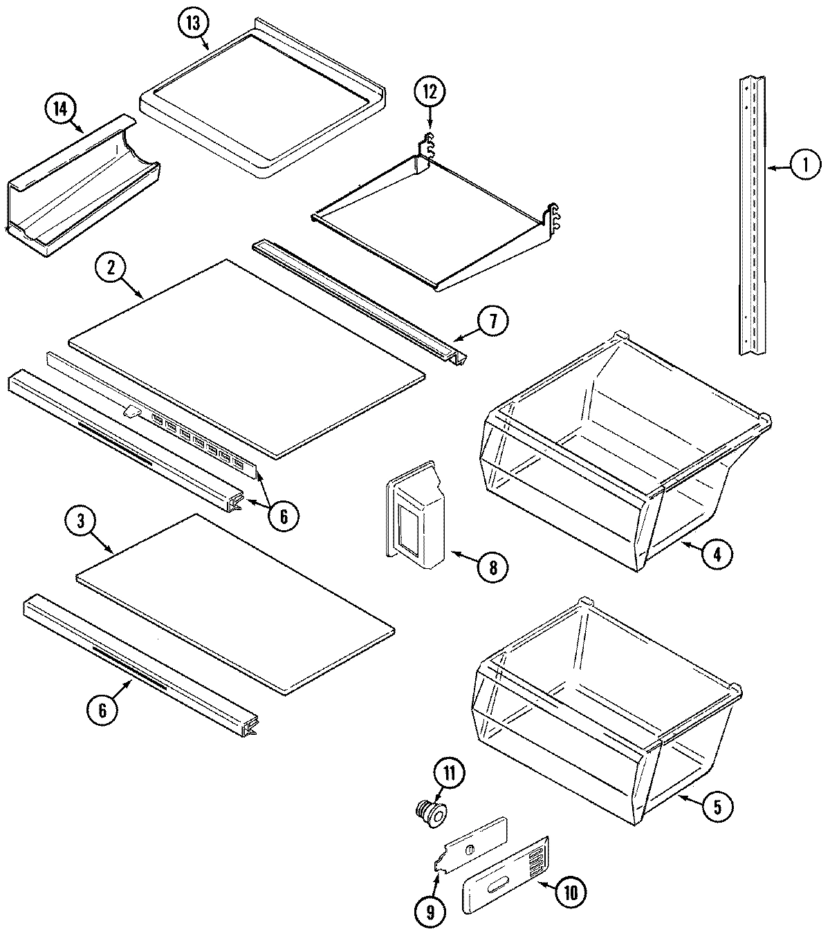 12 - SHELVES & ACCESSORIES