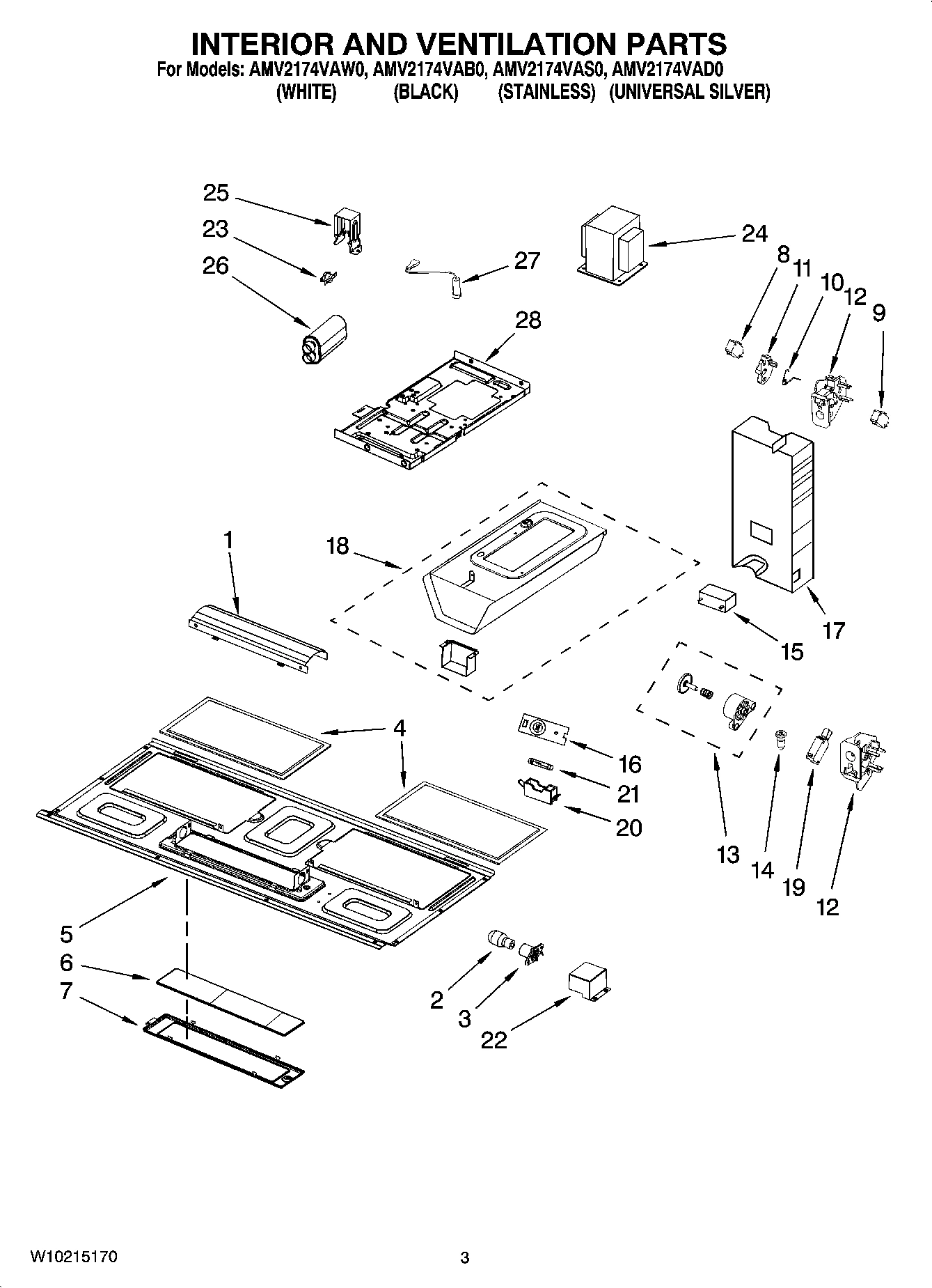 03 - INTERIOR AND VENTILATION PARTS