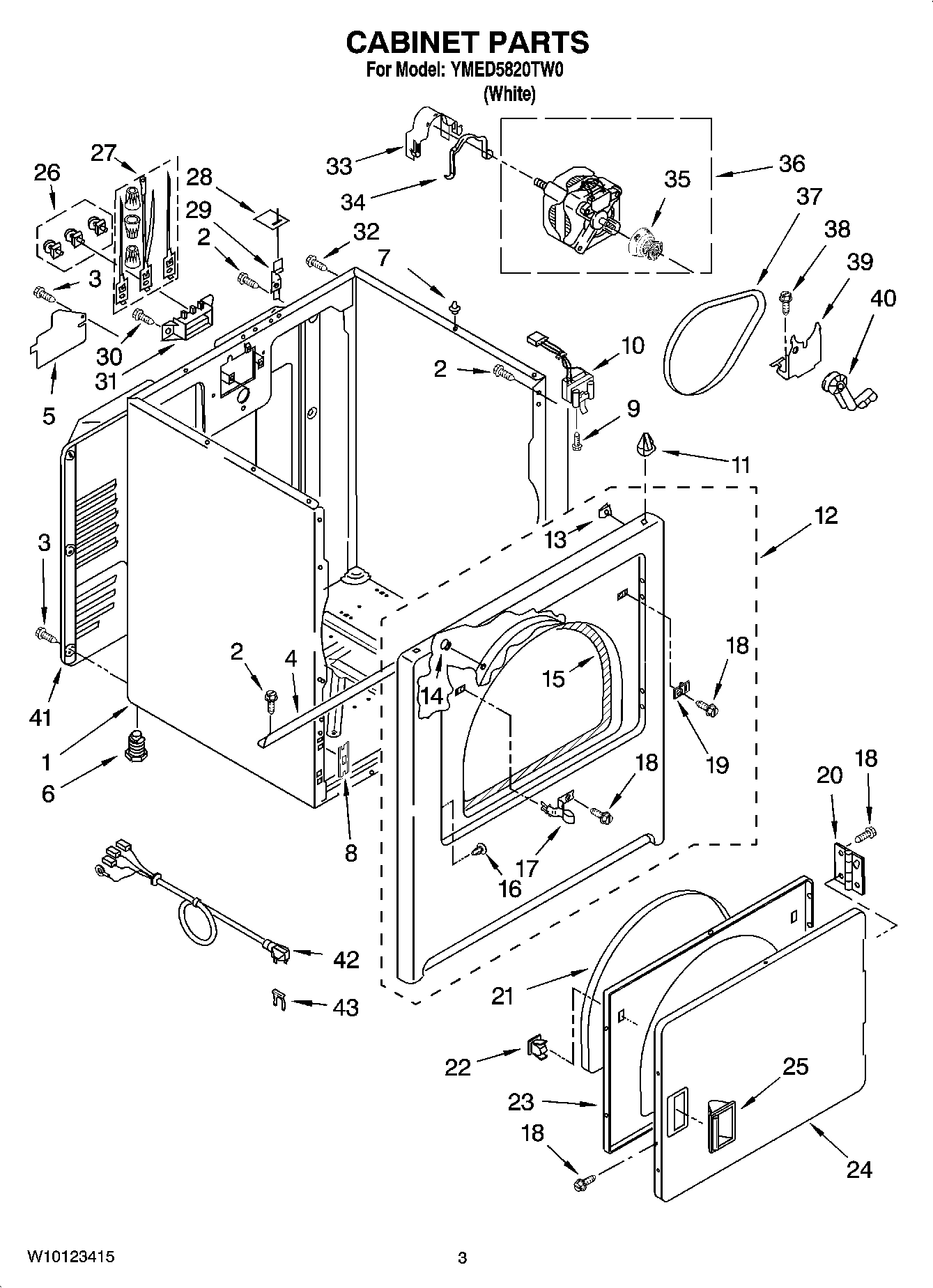 02 - CABINET PARTS