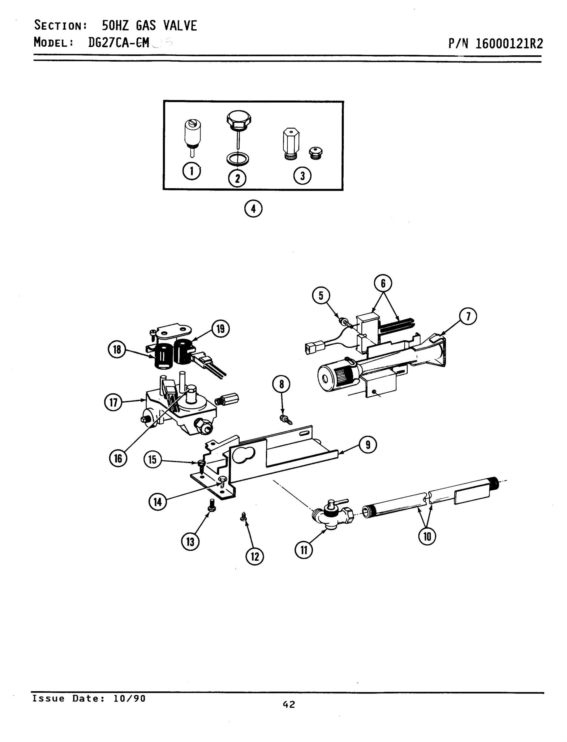 11 - 50HZ GAS VALVE
