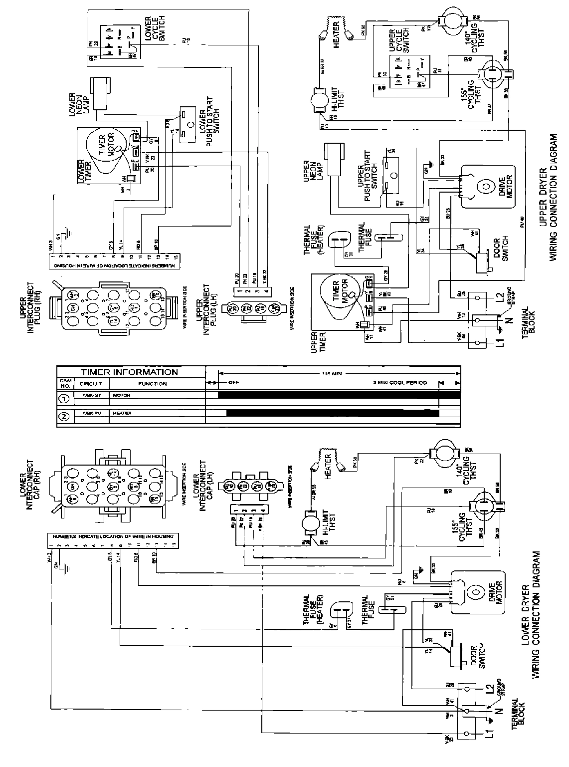 10 - WIRING INFORMATION (MLE15MNAY)