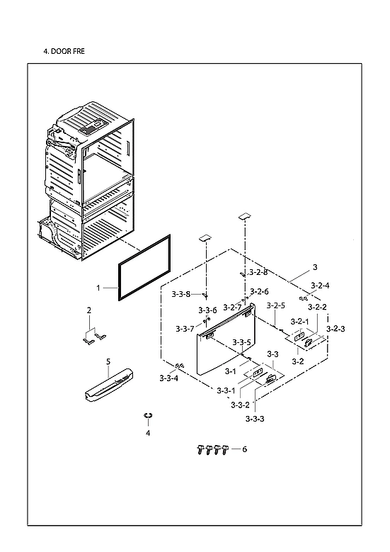 FREEZER DOOR PARTS