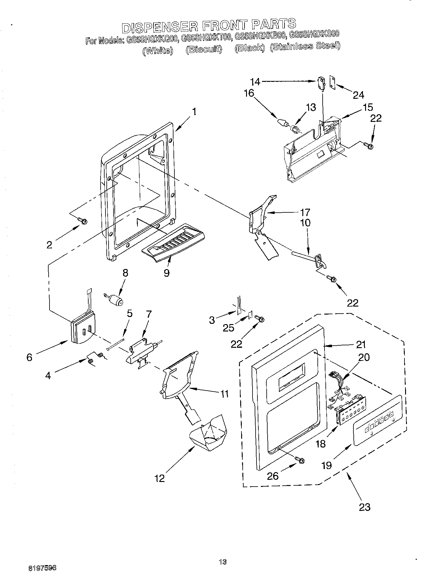 08 - DISPENSER FRONT