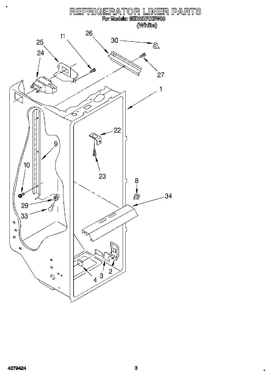 02 - REFRIGERATOR LINER