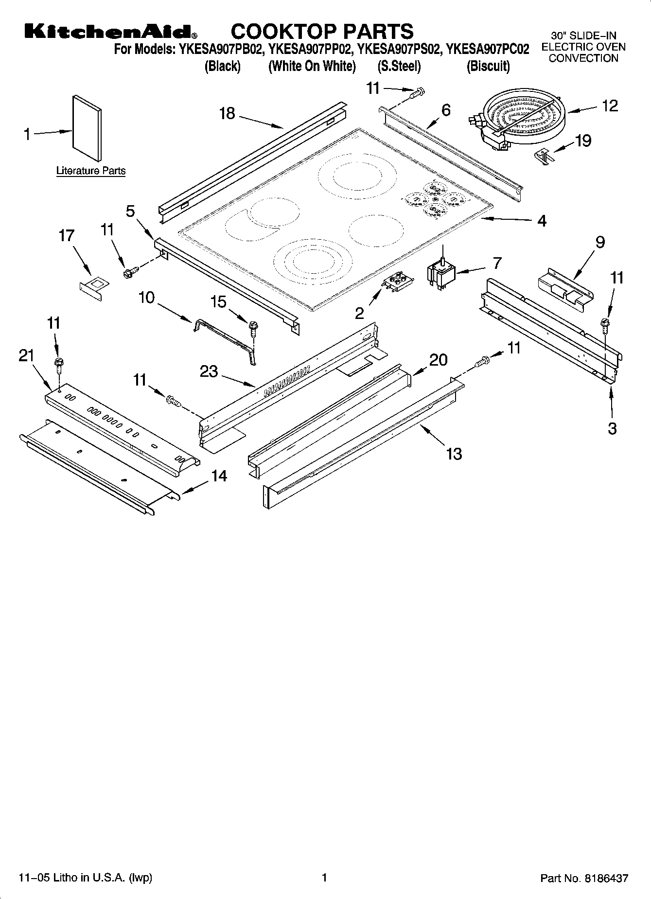 01 - COOKTOP PARTS