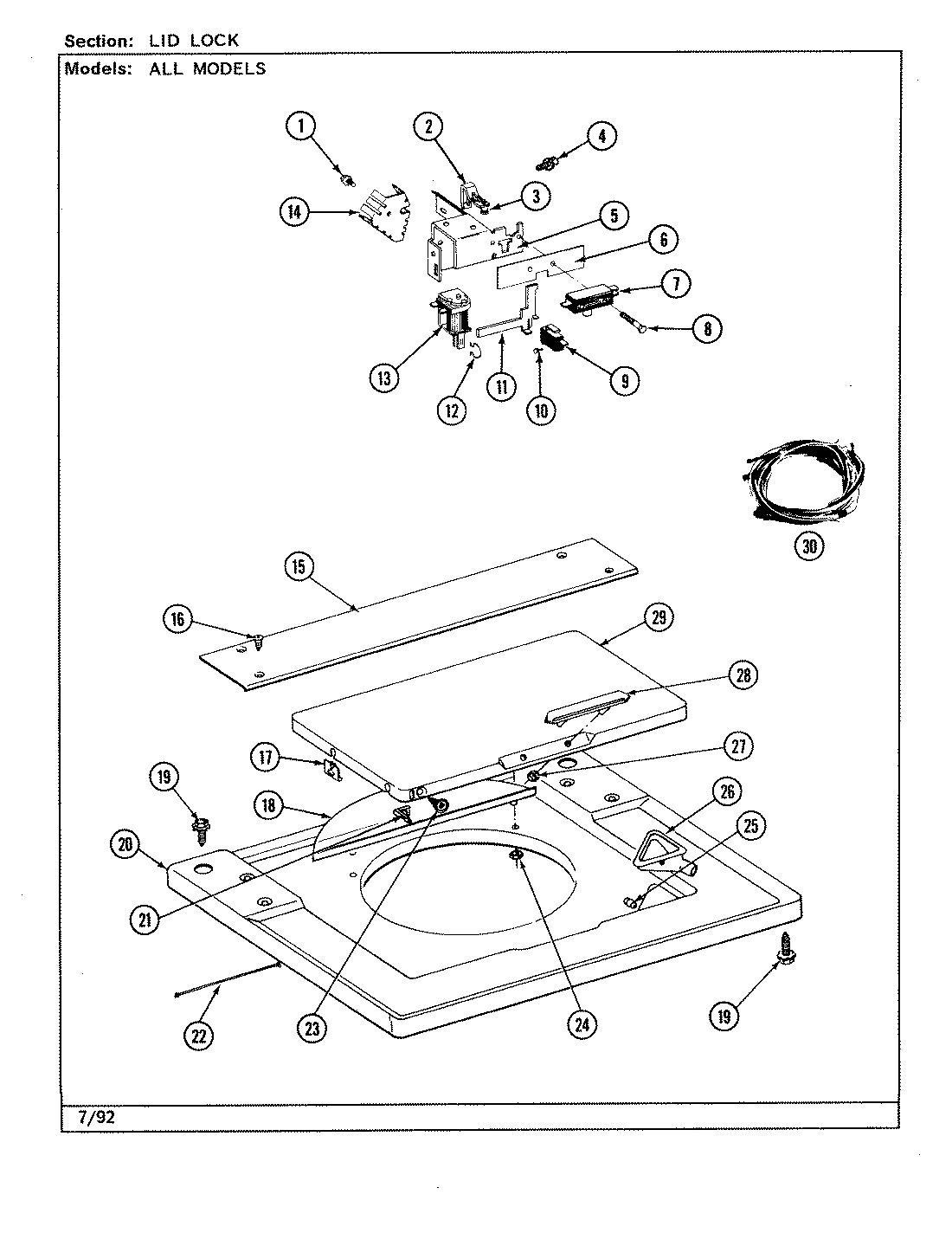 12 - LID LOCK