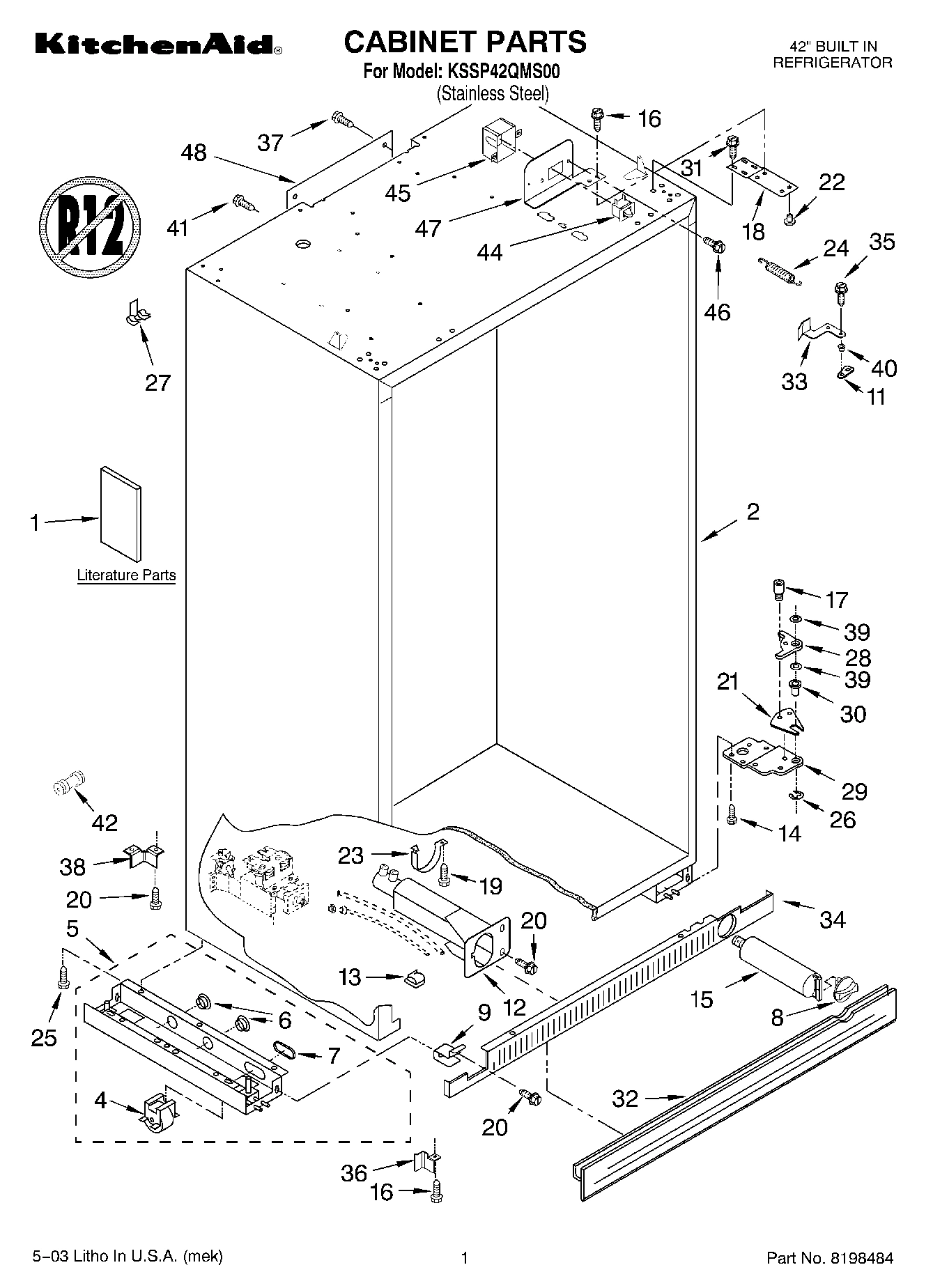 01 - CABINET PARTS