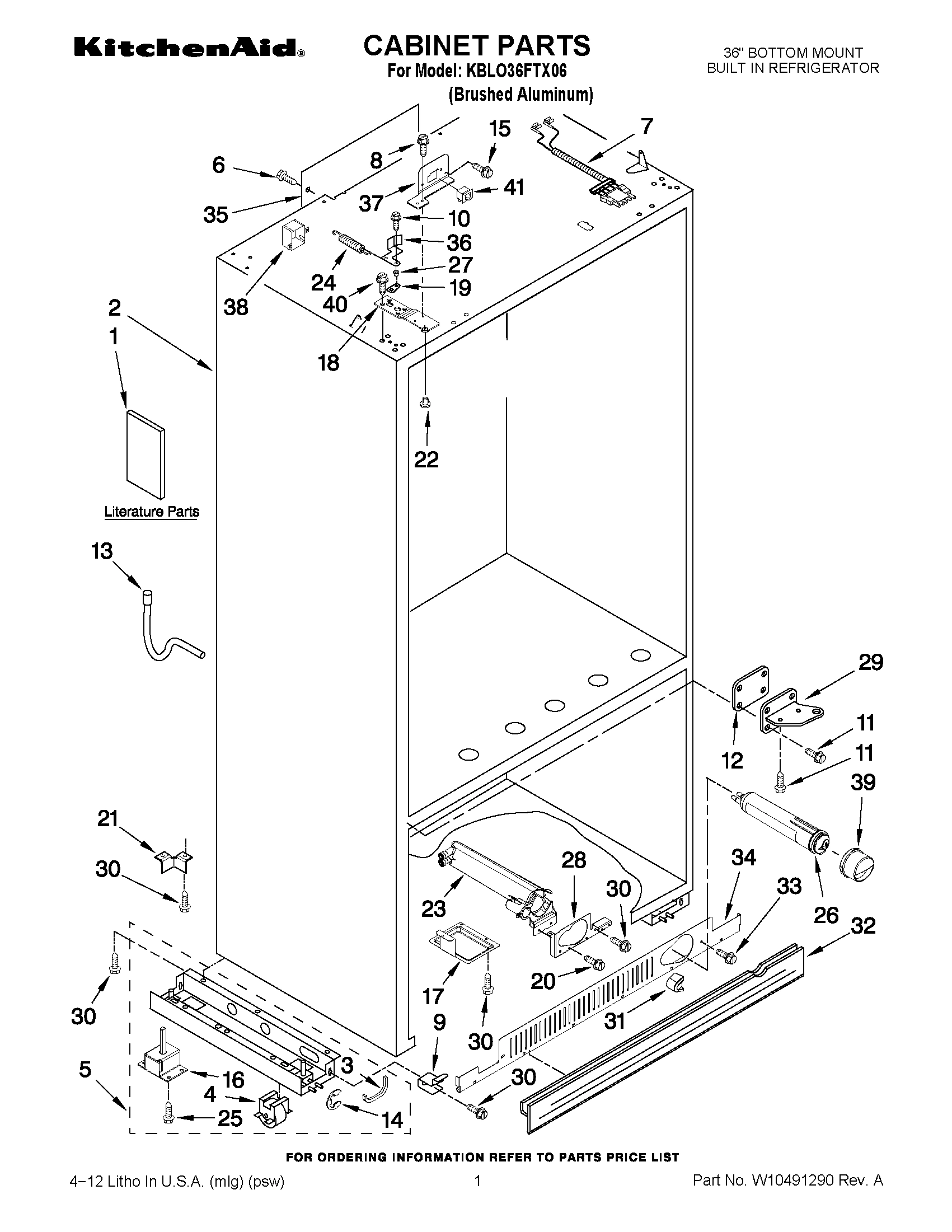 01 - CABINET PARTS
