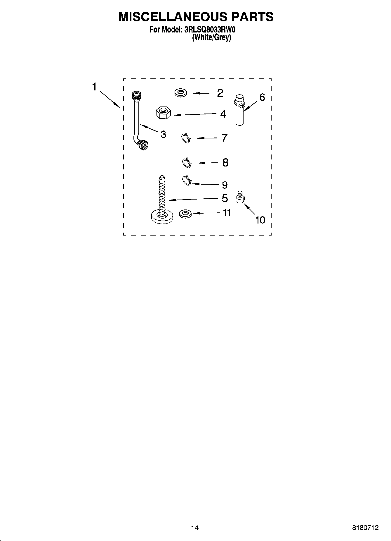 10 - MISCELLANEOUS PARTS, OPTIONAL PARTS (NOT INCLUDED)