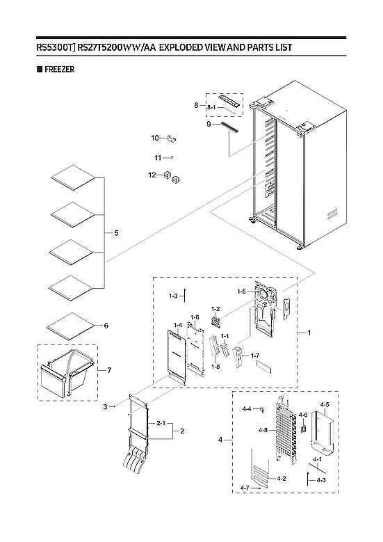 FREEZER PARTS