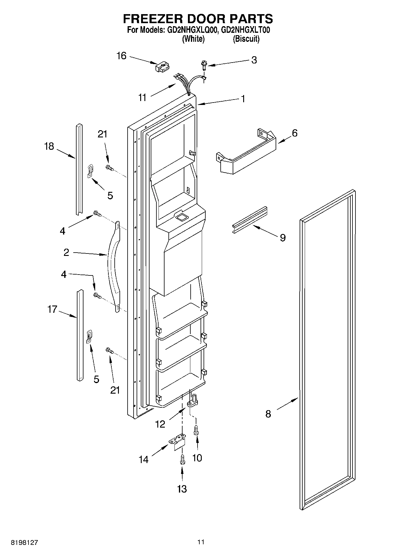 08 - FREEZER DOOR