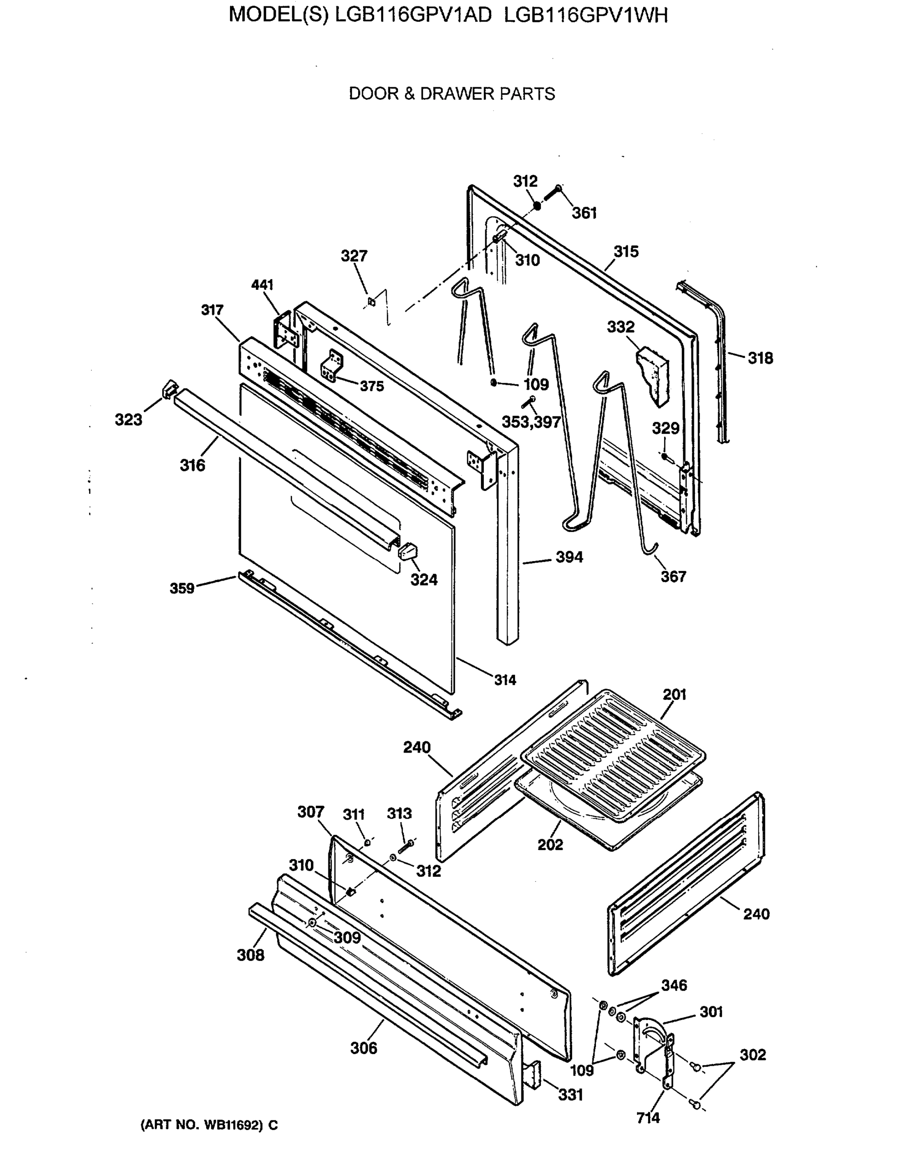 DOOR & DRAWER PARTS