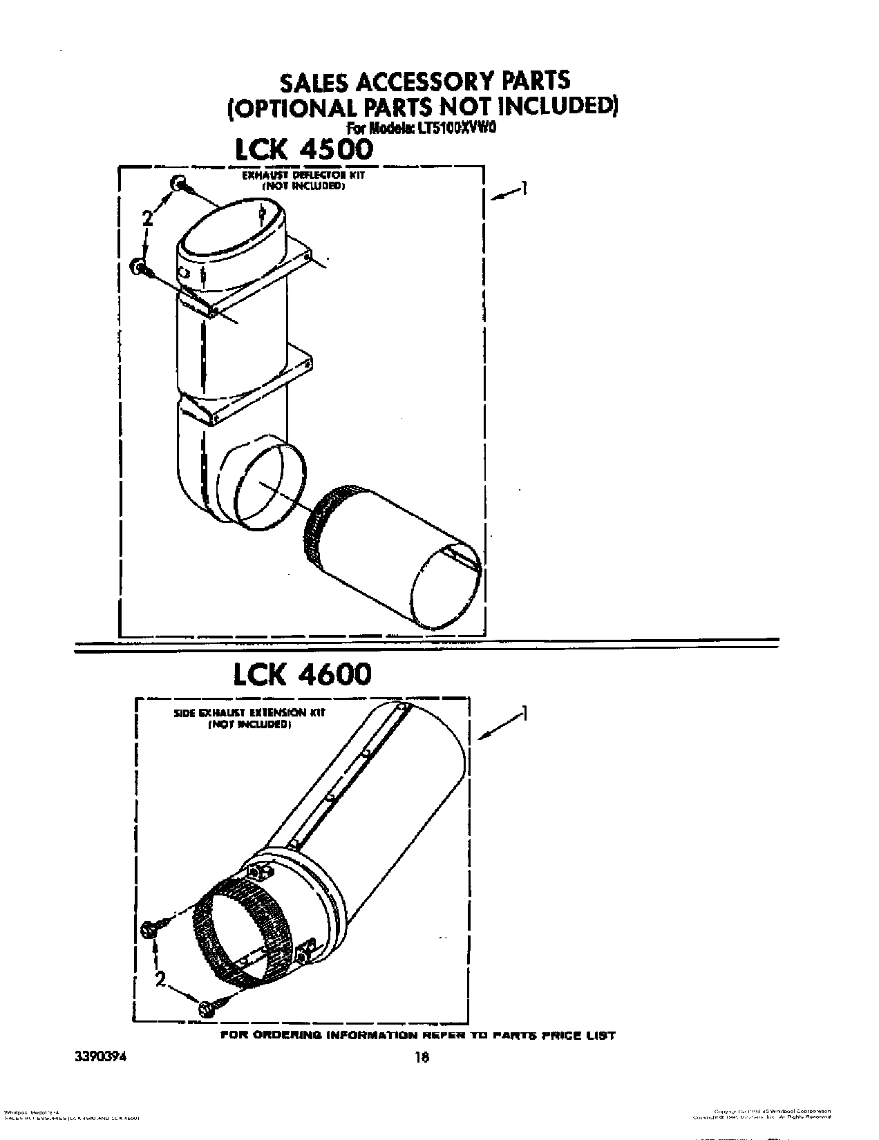 15 - SALES ACCESSORIES (LCK 4500 AND LCK