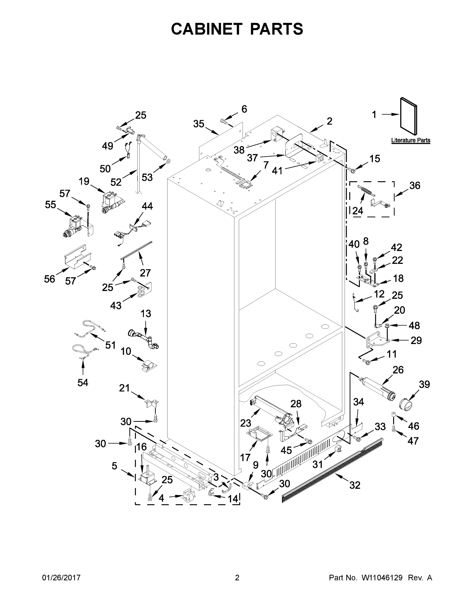 02 - CABINET PARTS