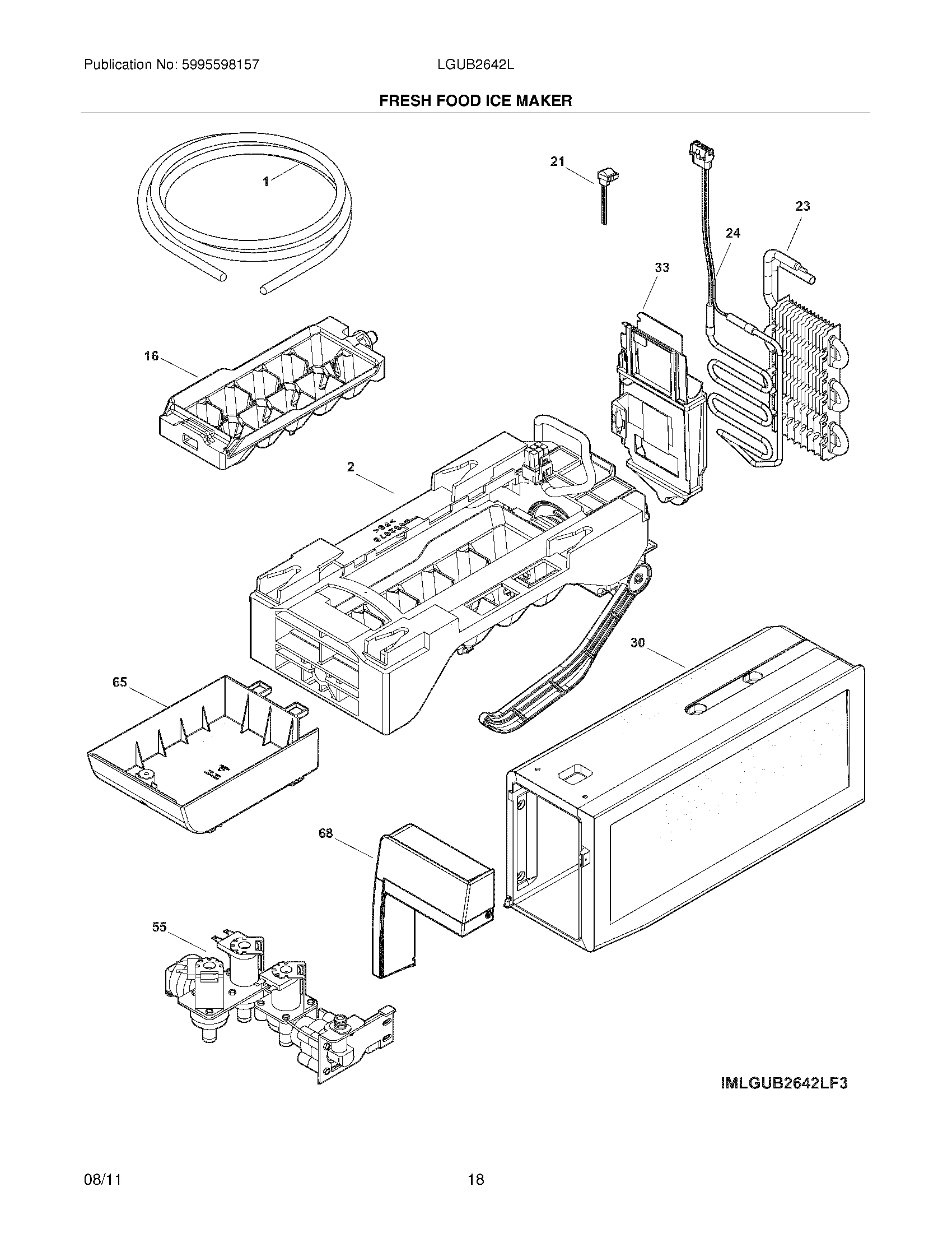 17 - FRESH FOOD ICE MAKER