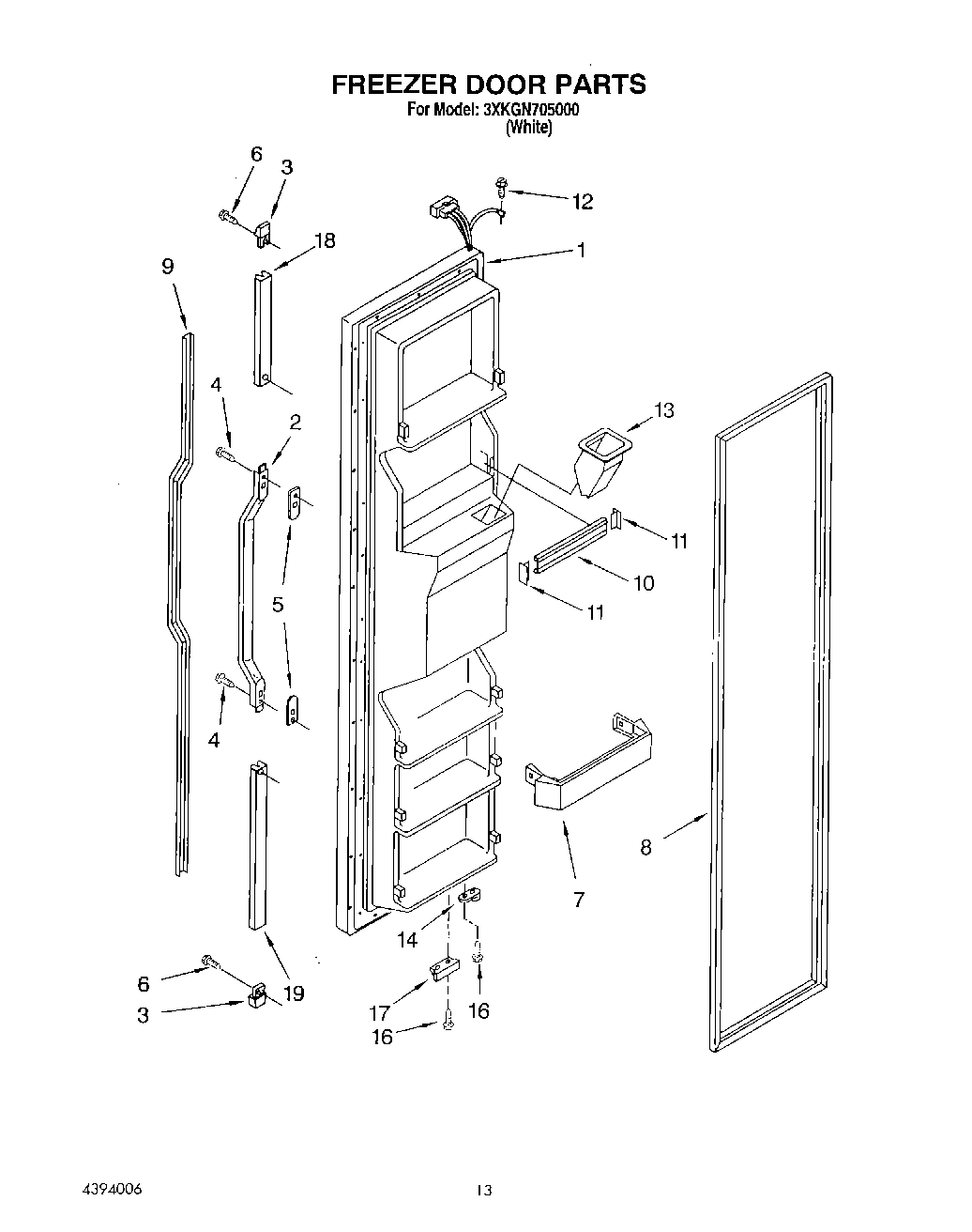 08 - FREEZER DOOR