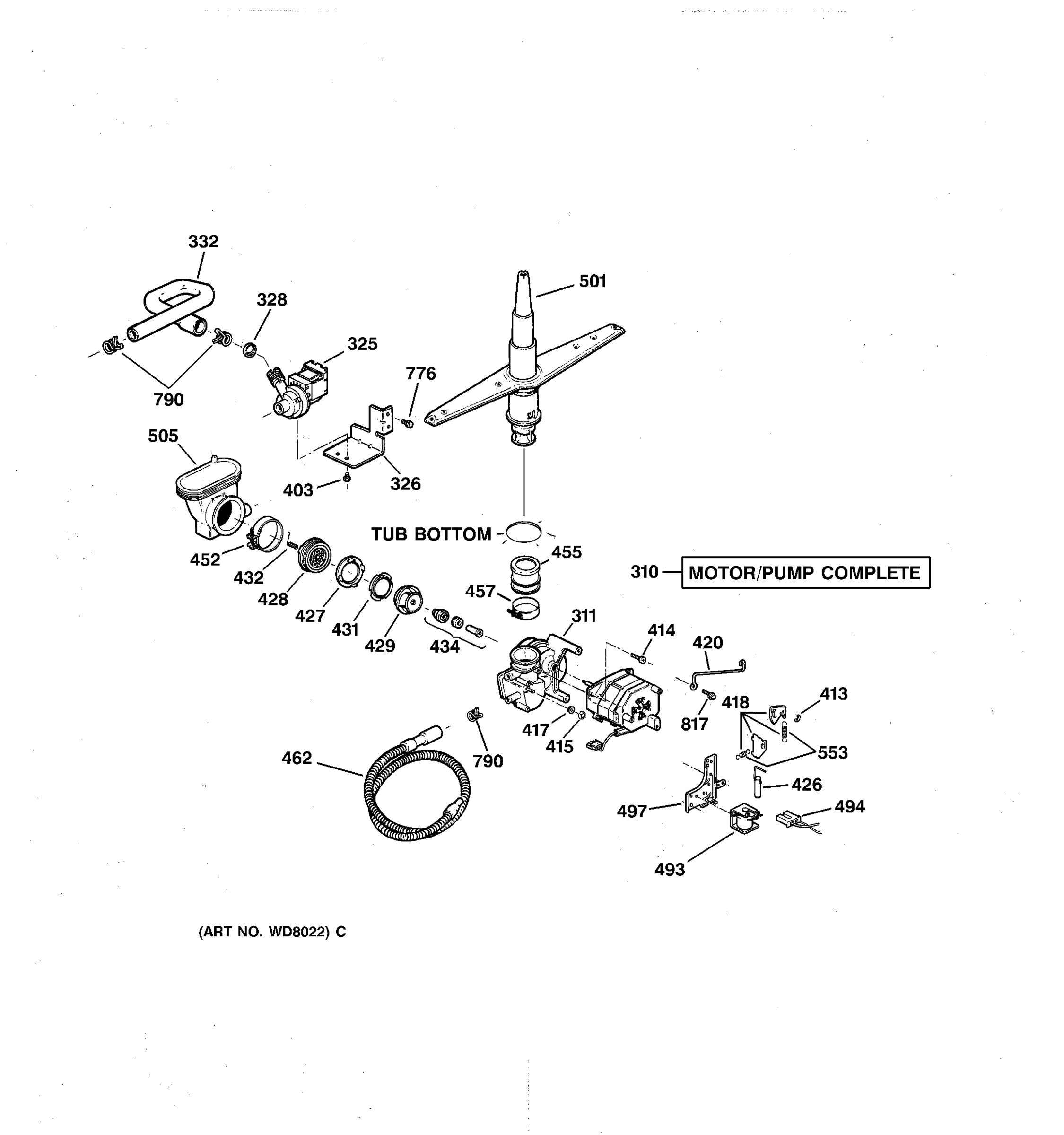 MOTOR-PUMP MECHANISM