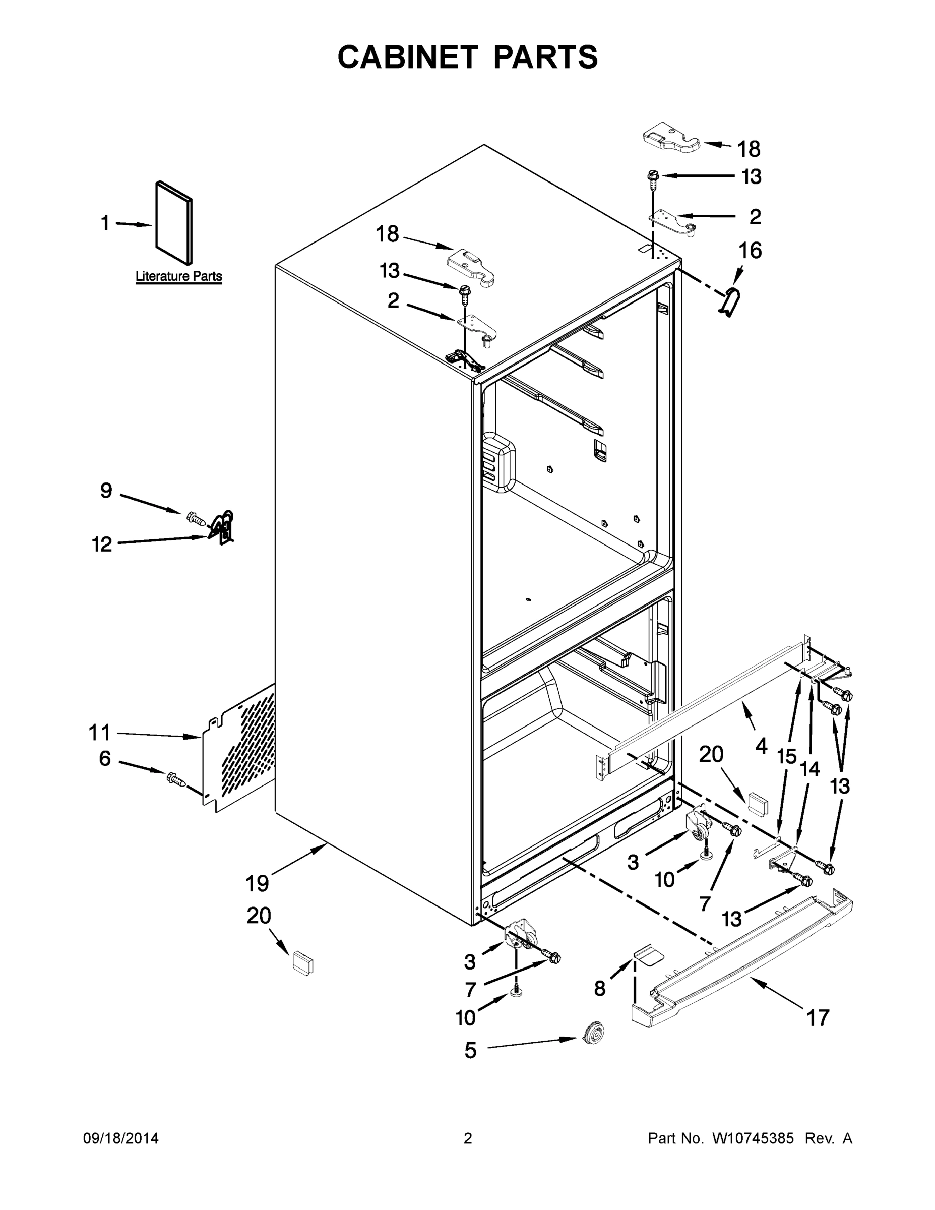 02 - CABINET PARTS