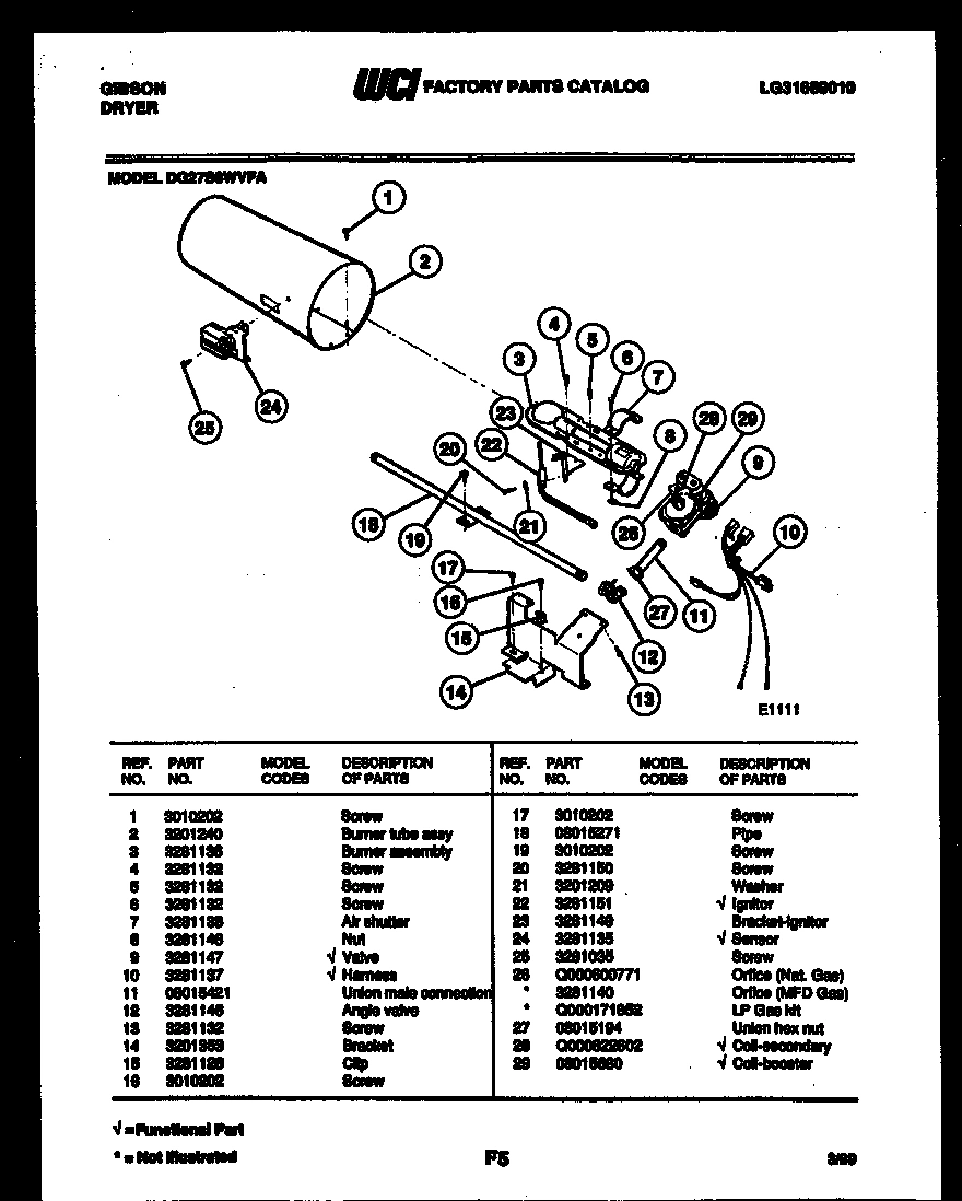 05 - BURNER, IGNITER AND VALVE