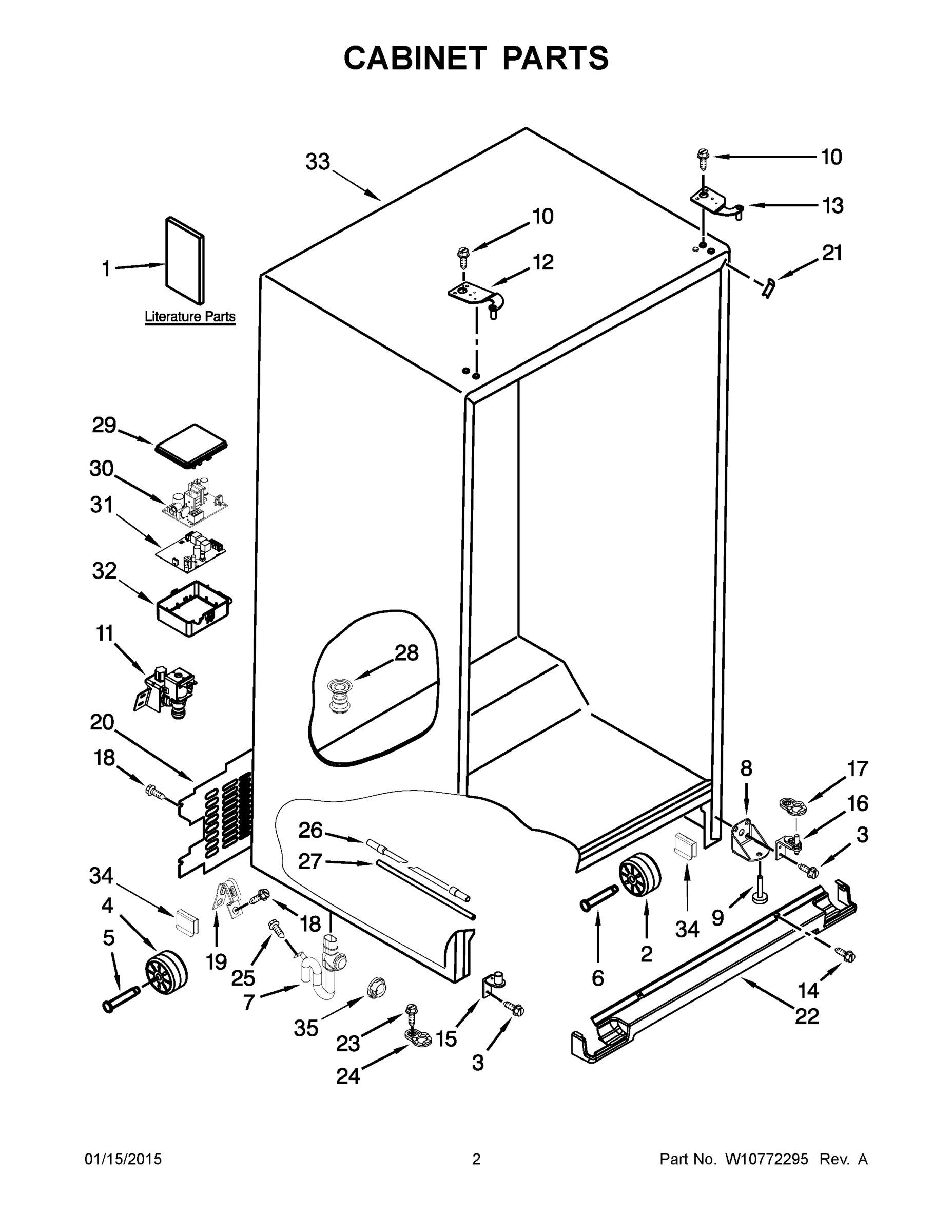 02 - CABINET PARTS
