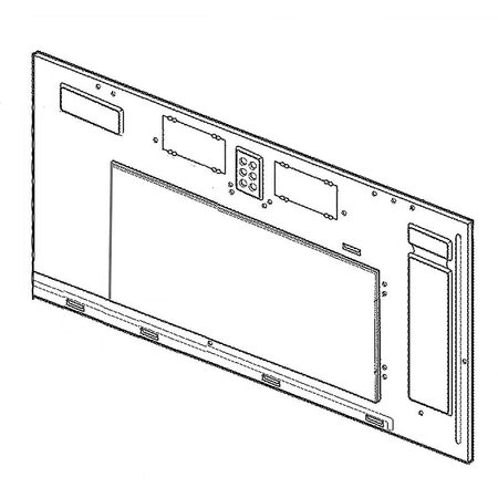 WB56X32728 GE Rear Cover Assembly