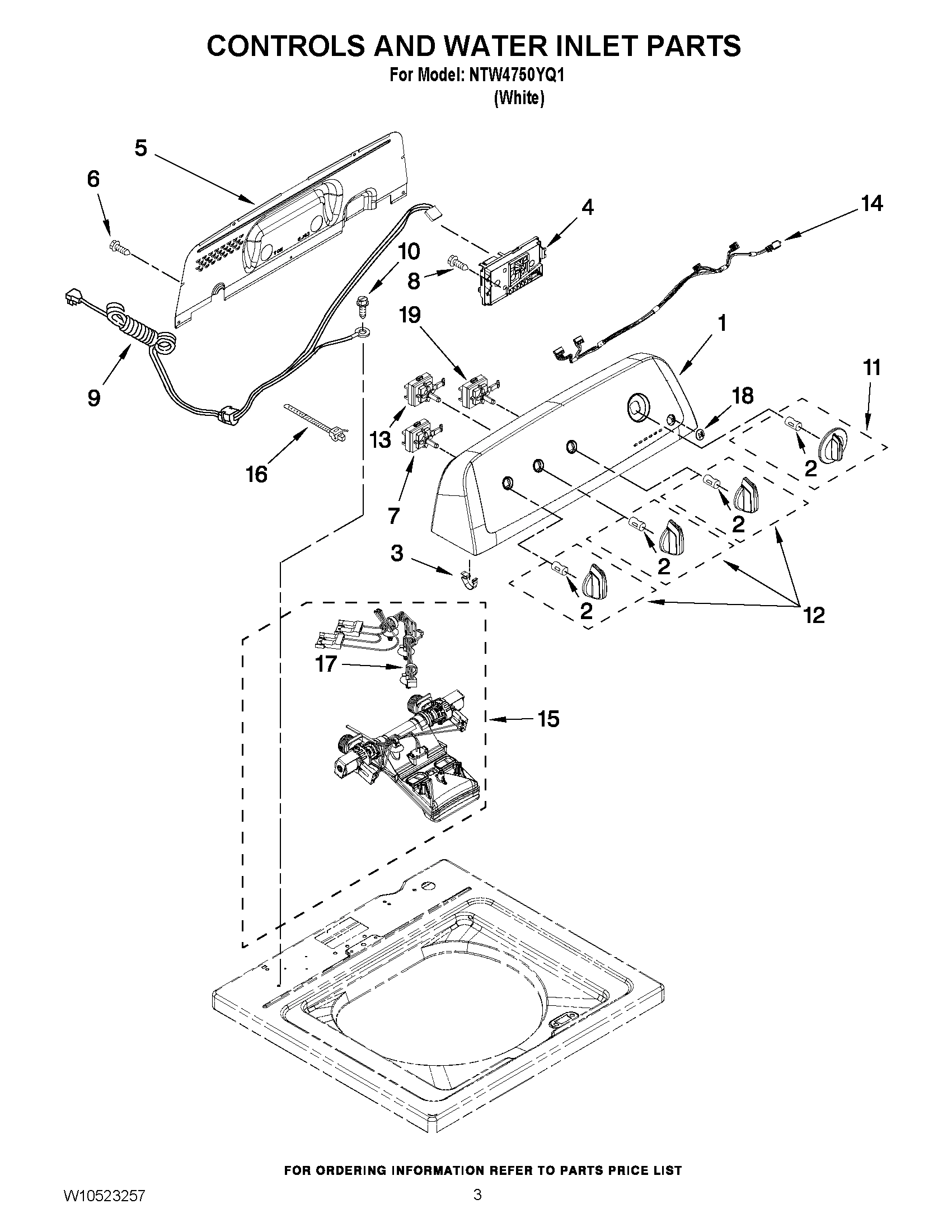 02 - CONTROLS AND WATER INLET PARTS