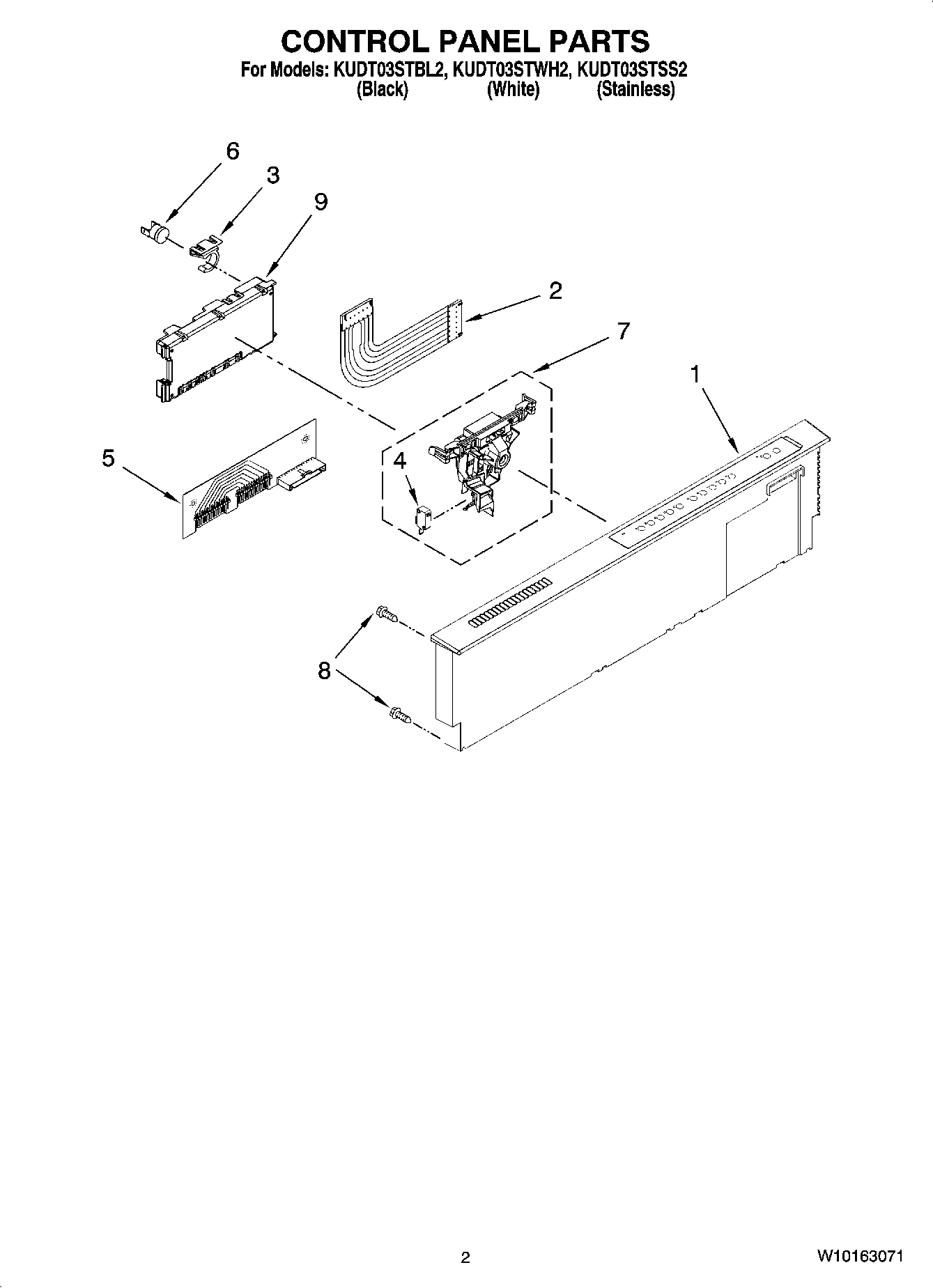 02 - CONTROL PANEL PARTS