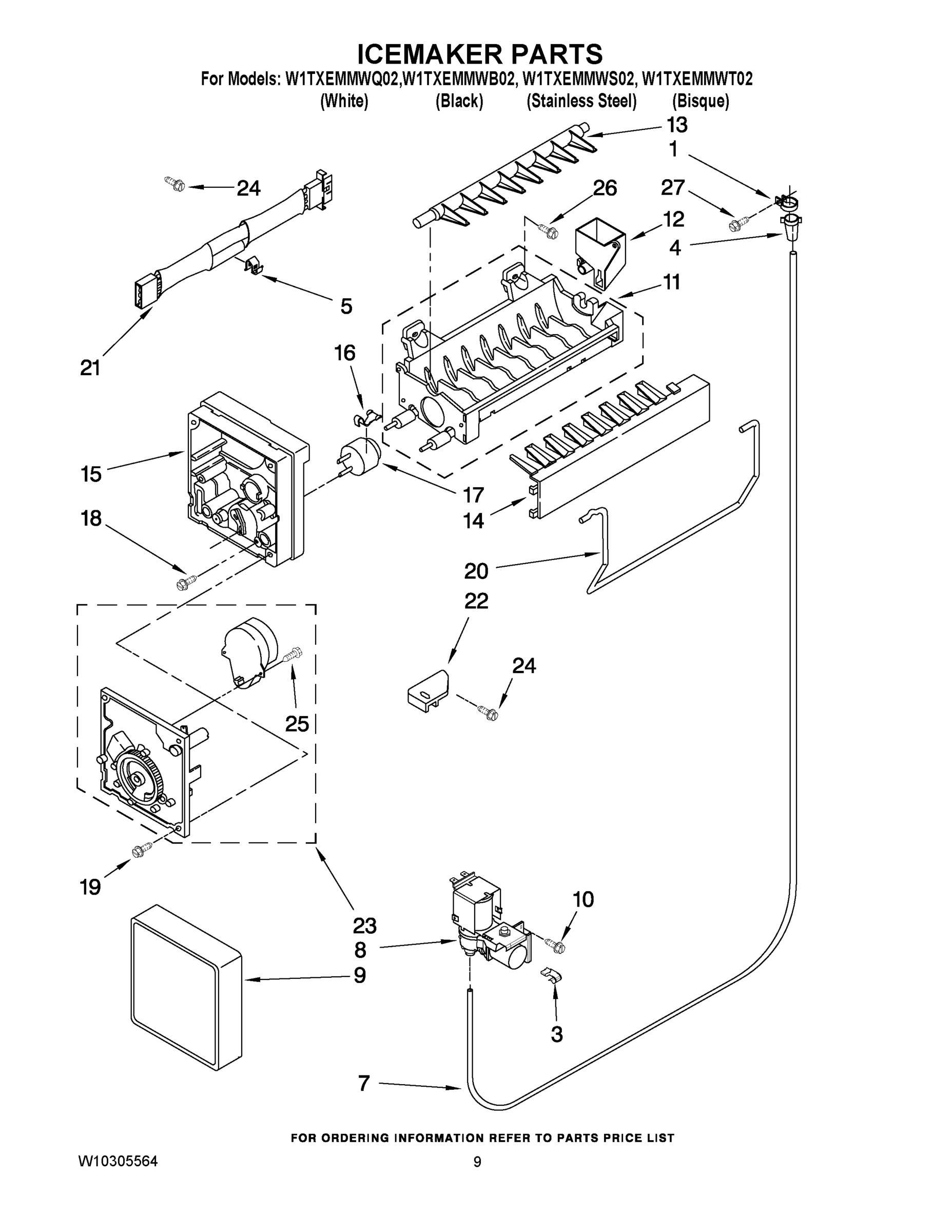05 - ICEMAKER PARTS