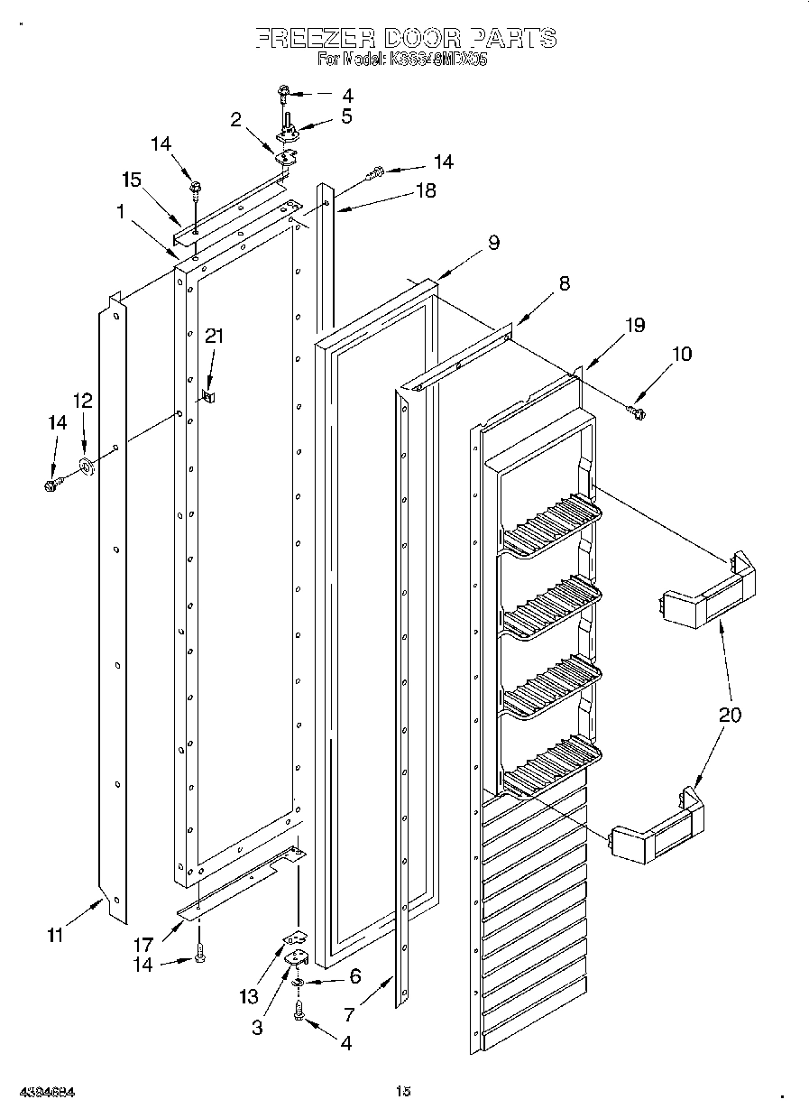 11 - FREEZER DOOR