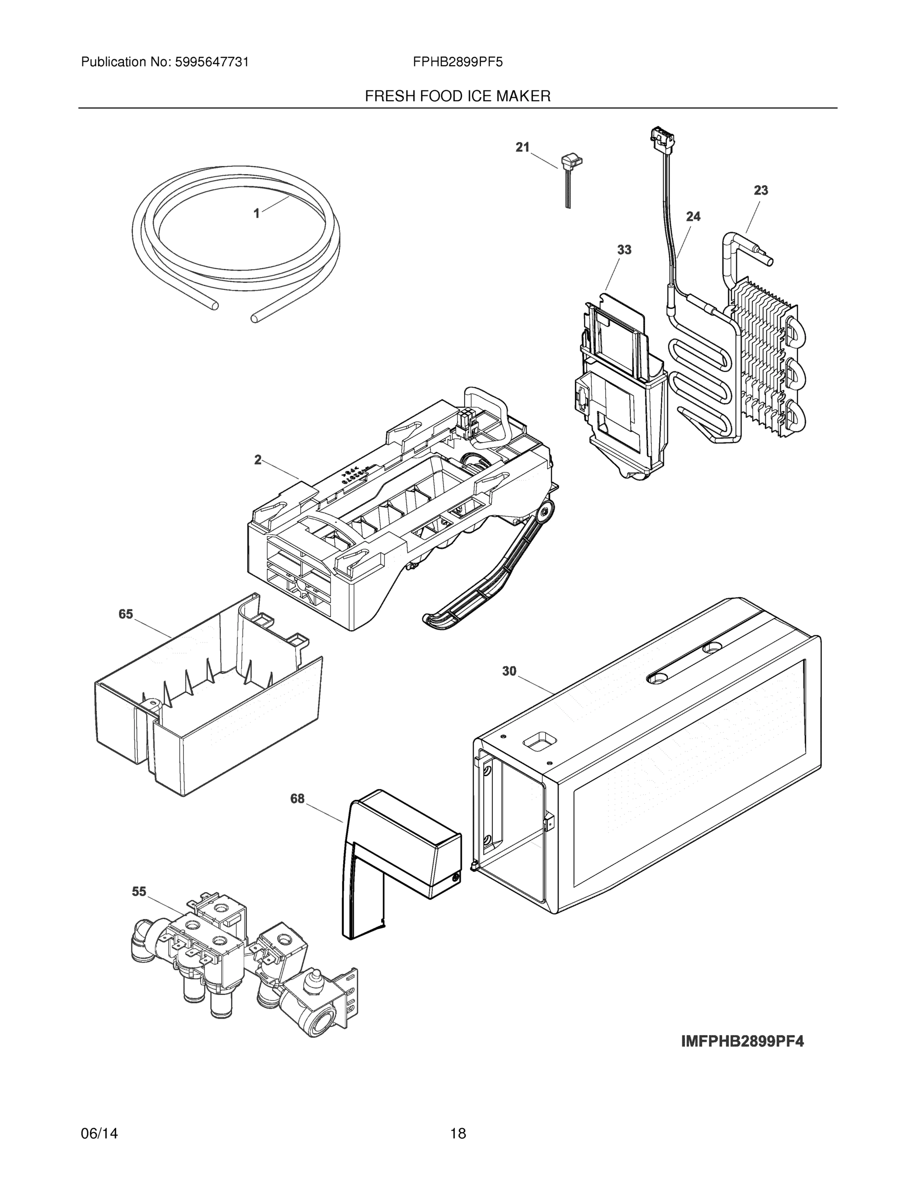 17 - FRESH FOOD ICE MAKER
