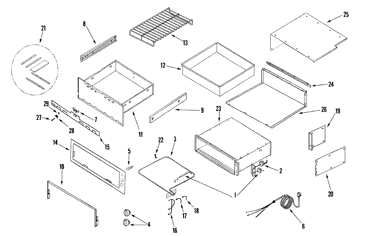 02 - WARMING DRAWER (ALSO SEE JWD7130DDx)