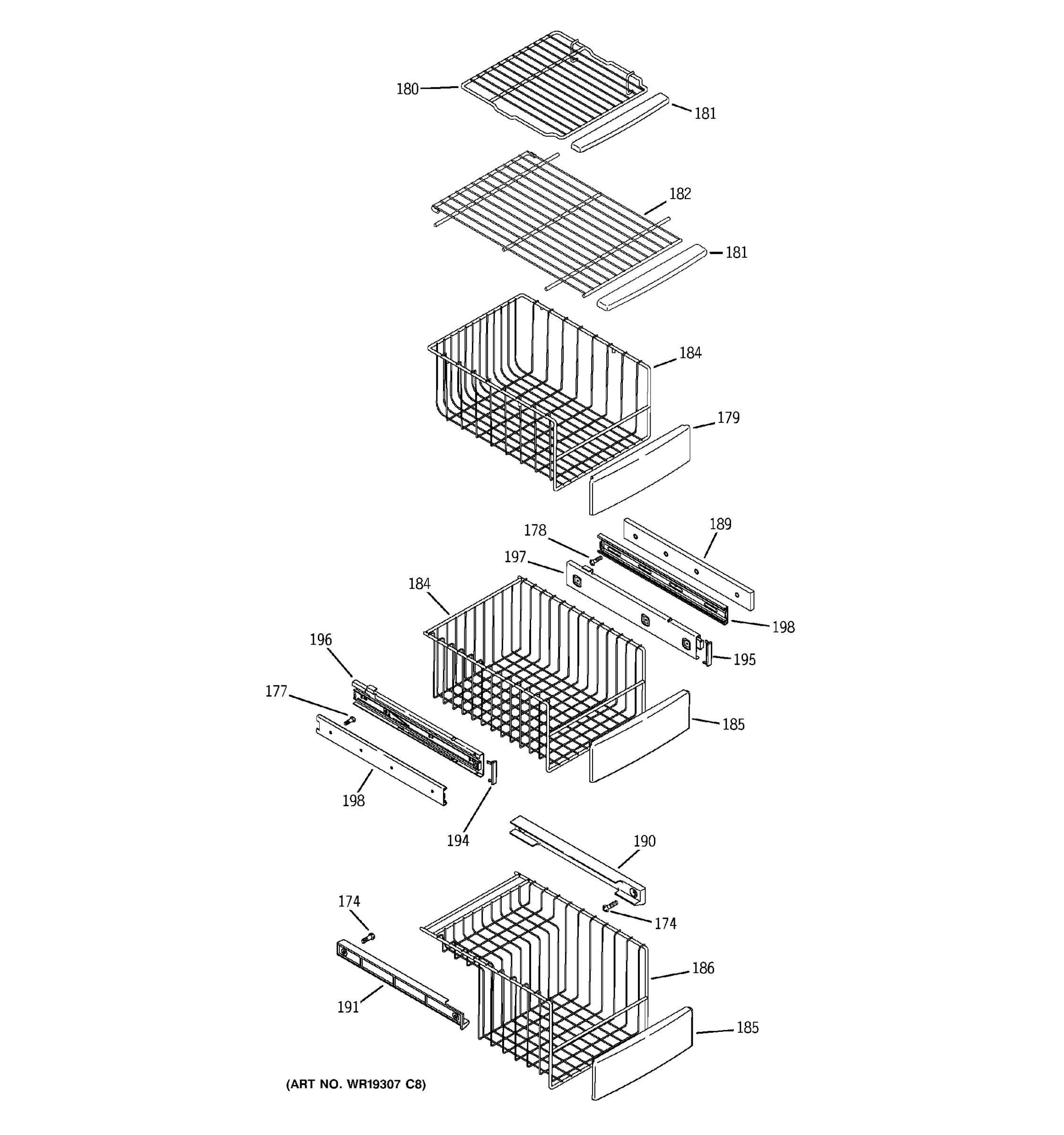 FREEZER SHELVES