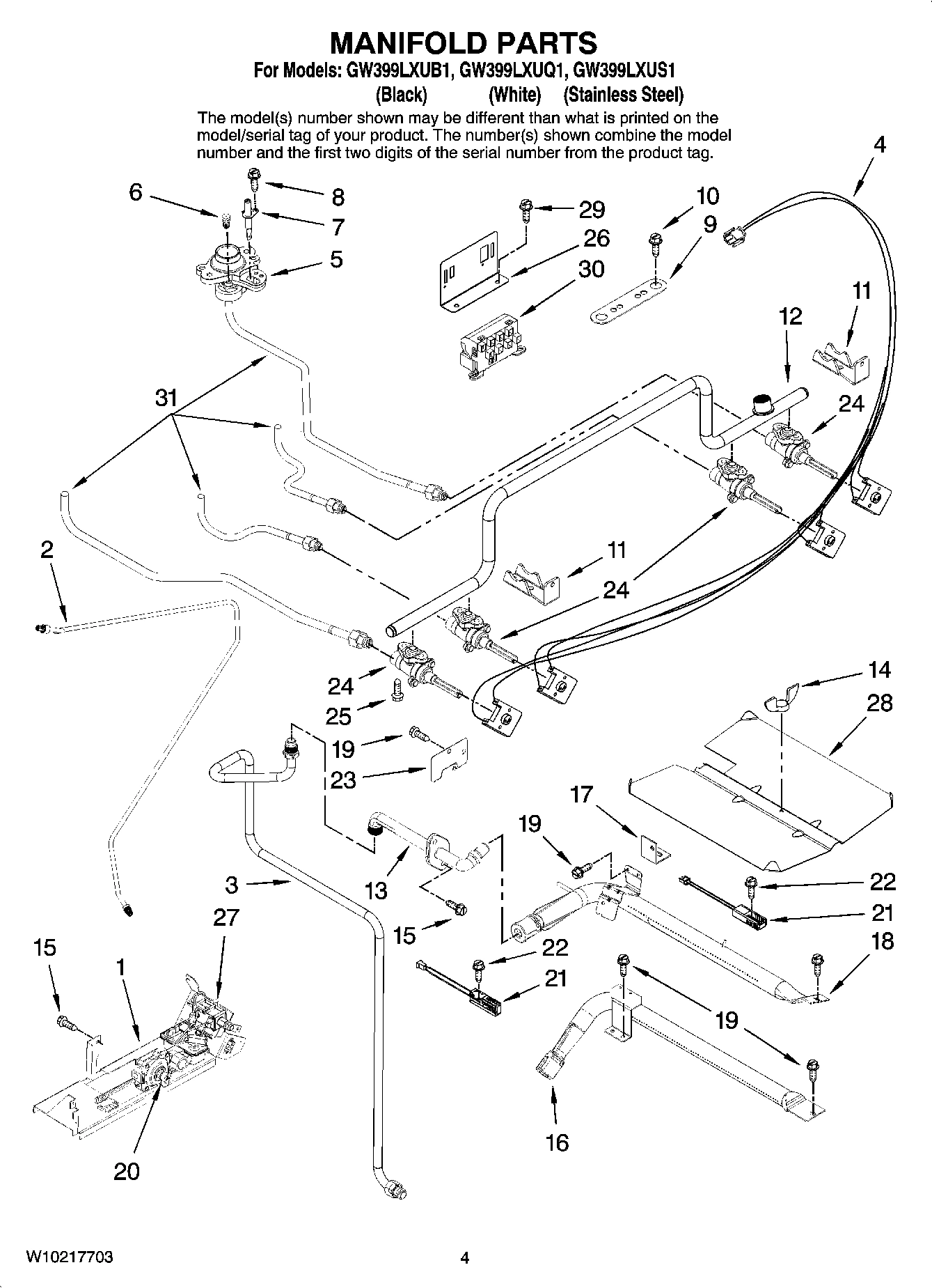 03 - MANIFOLD PARTS