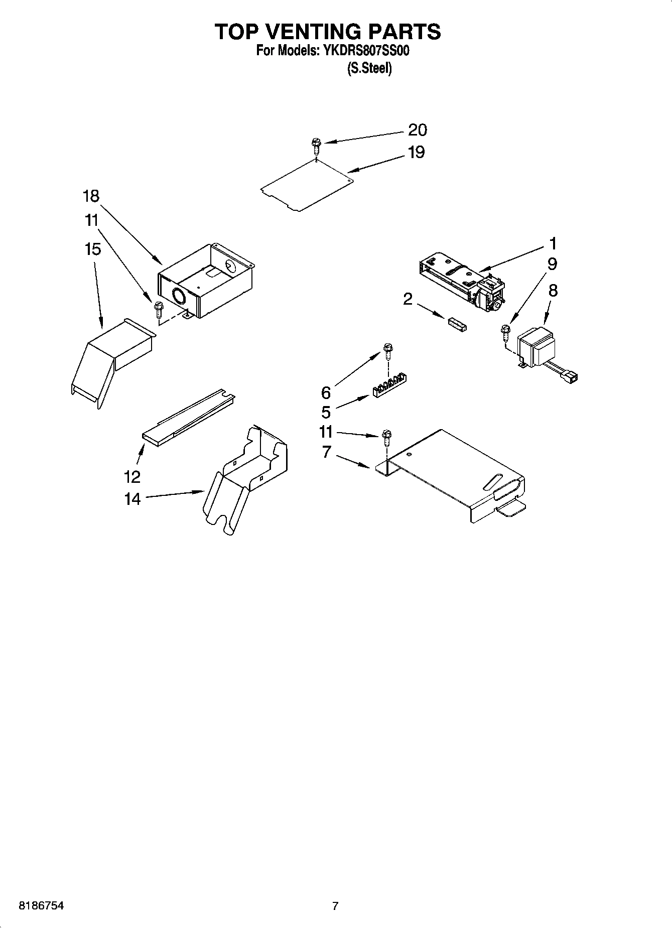 04 - TOP VENTING PARTS