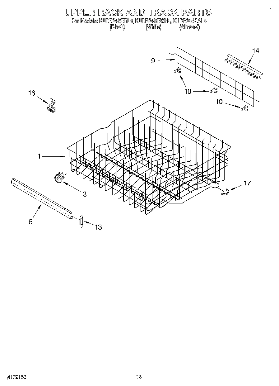 10 - UPPER RACK AND TRACK