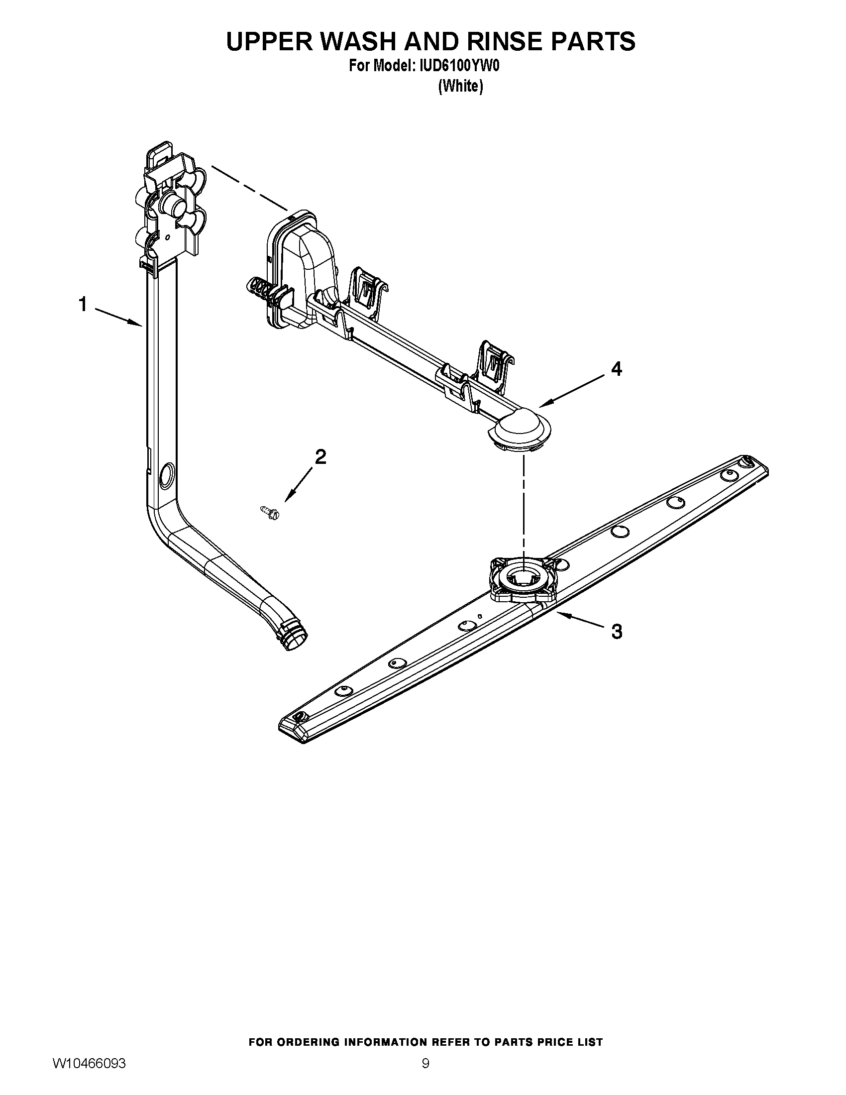 07 - UPPER WASH AND RINSE PARTS