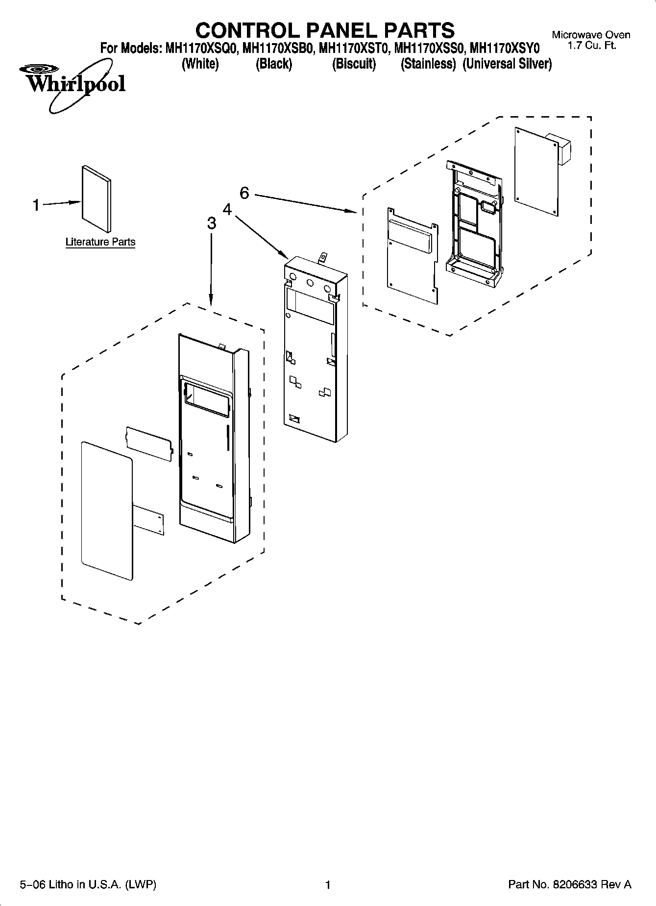 01 - CONTROL PANEL PARTS
