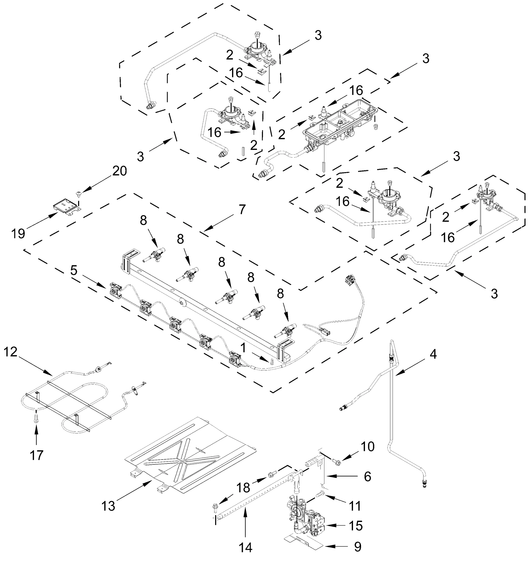 MANIFOLD PARTS