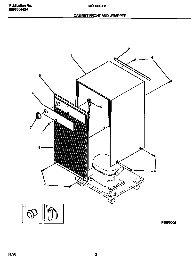 02 - CABINET FRONT AND WRAPPER