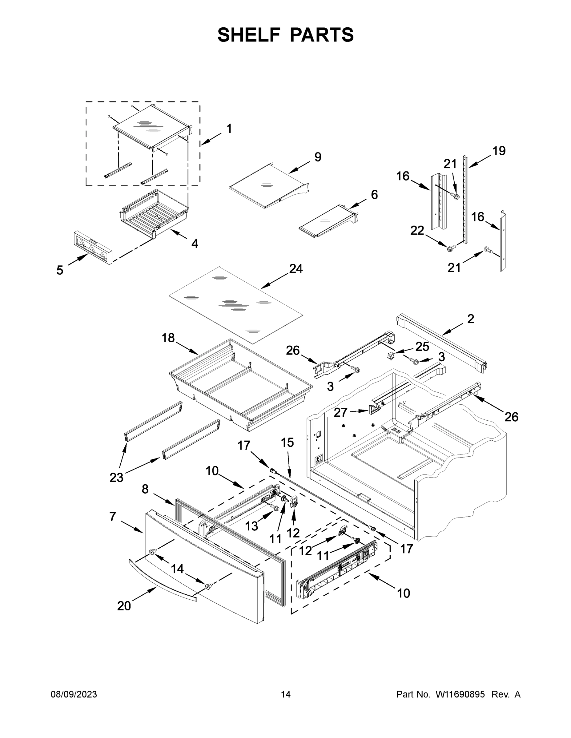 08 - SHELF PARTS