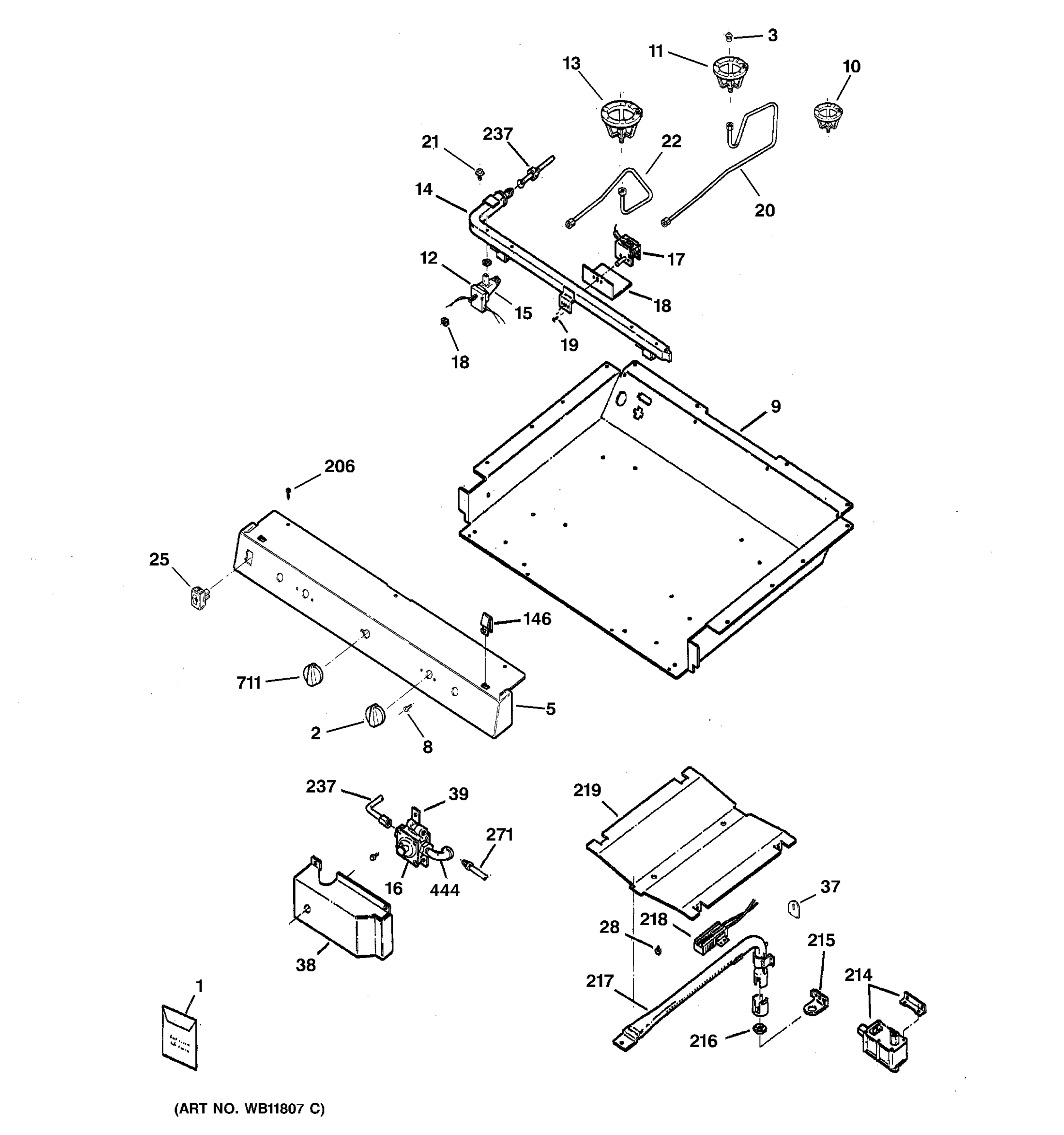GAS & BURNER PARTS