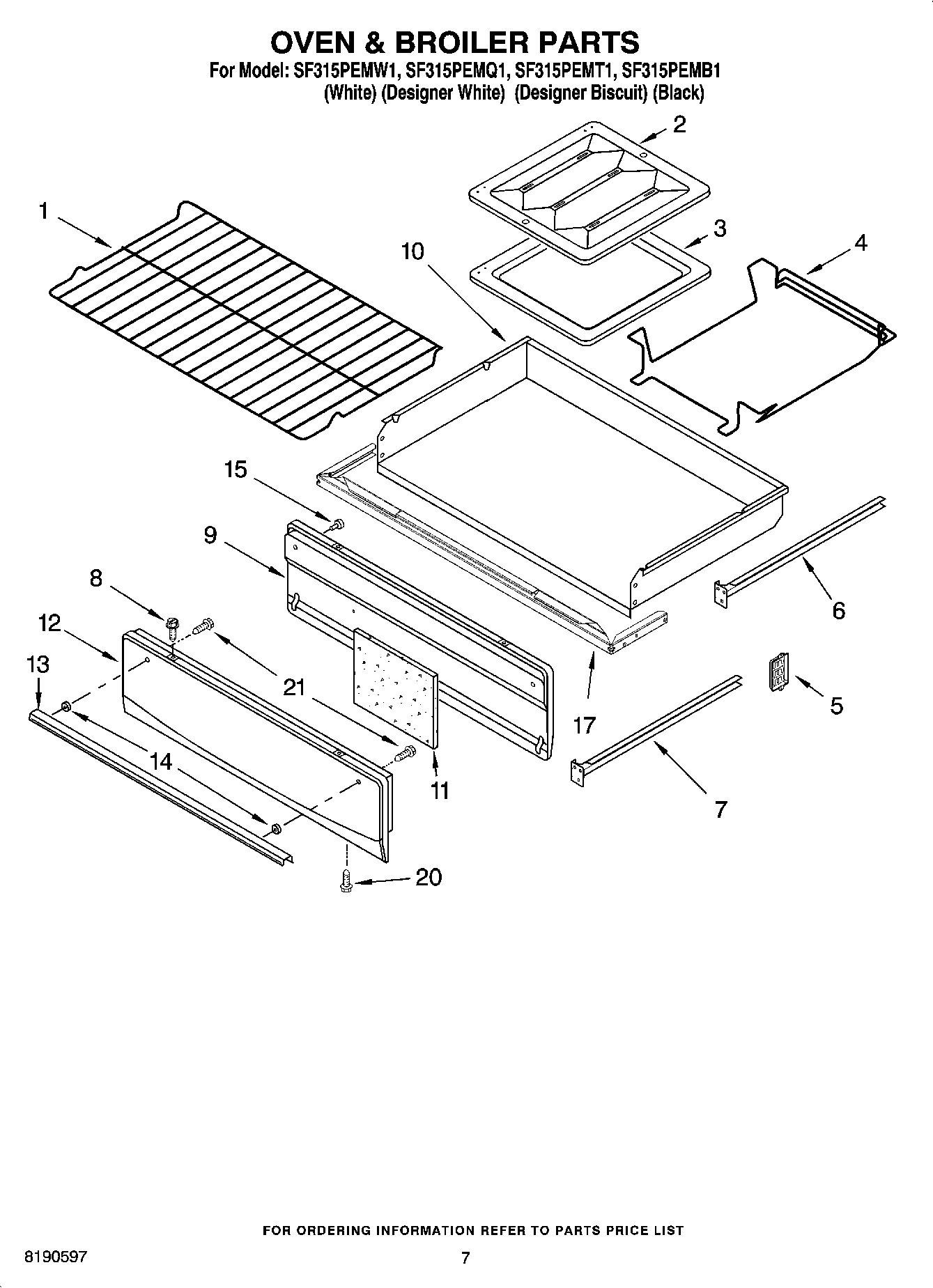05 - OVEN & BROILER PARTS