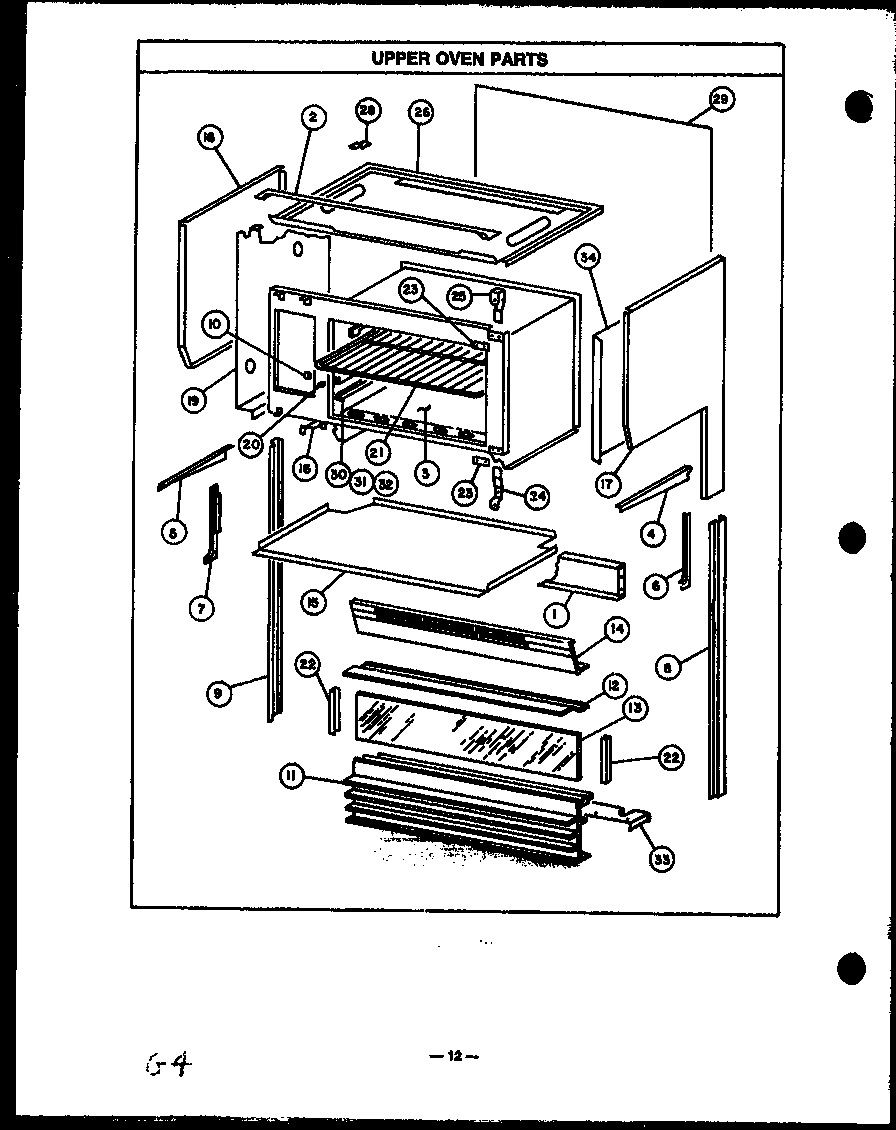 08 - UPPER OVEN PARTS