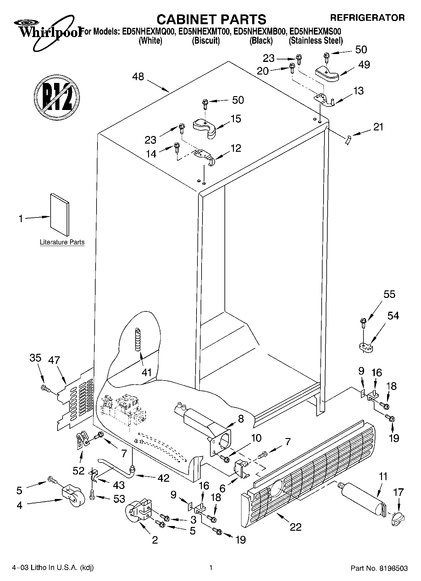 01 - CABINET PARTS