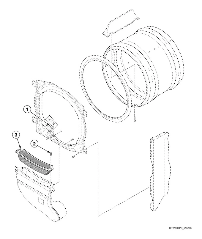Front Bulkhead, Air Duct And Felt Seal (drawing 2 Of 2)