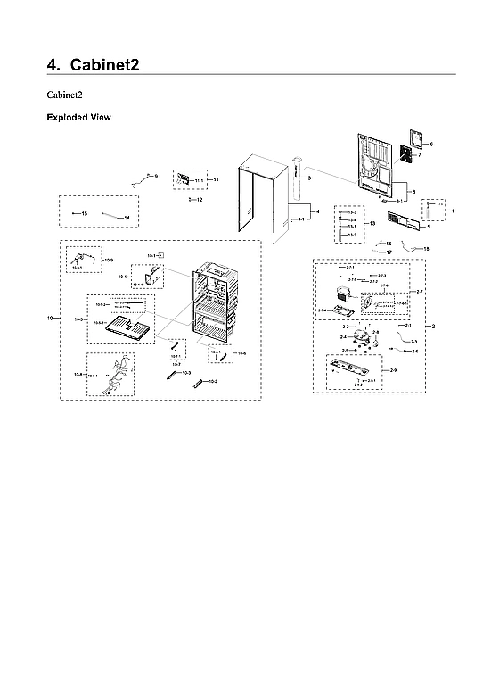 CABINET 2 PARTS